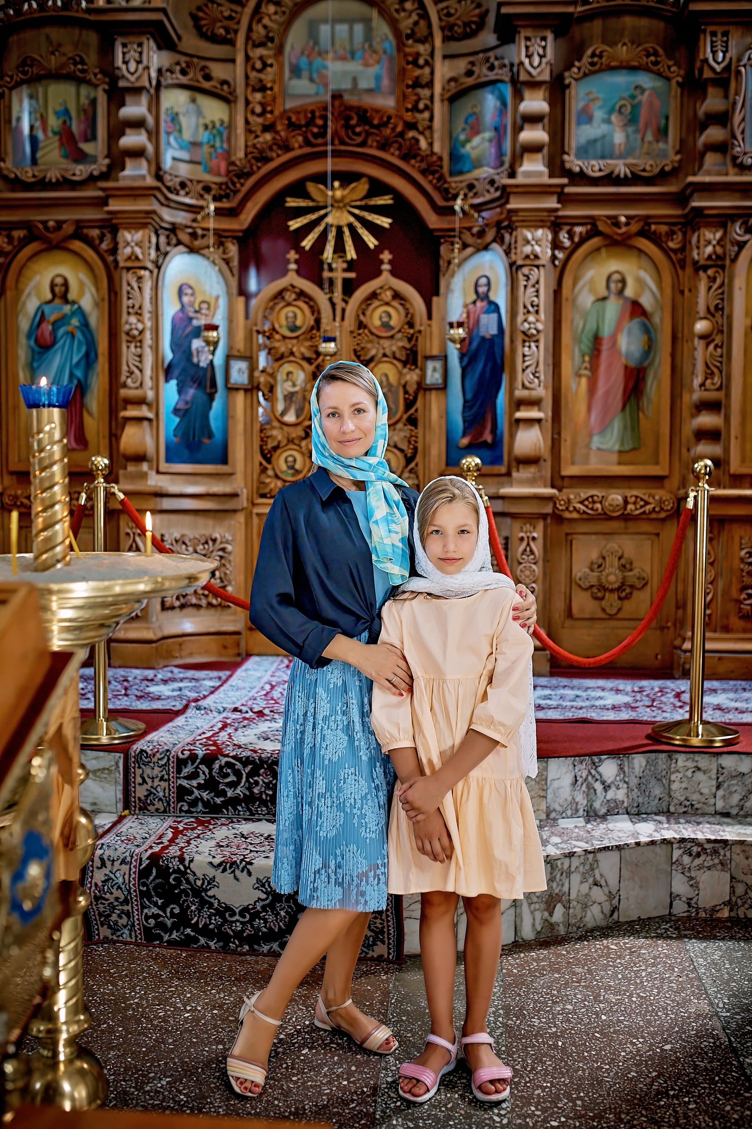 Таинство Крещения Анны Александро-Невский храм. Фотограф на Крещение и Венчание в Барнауле