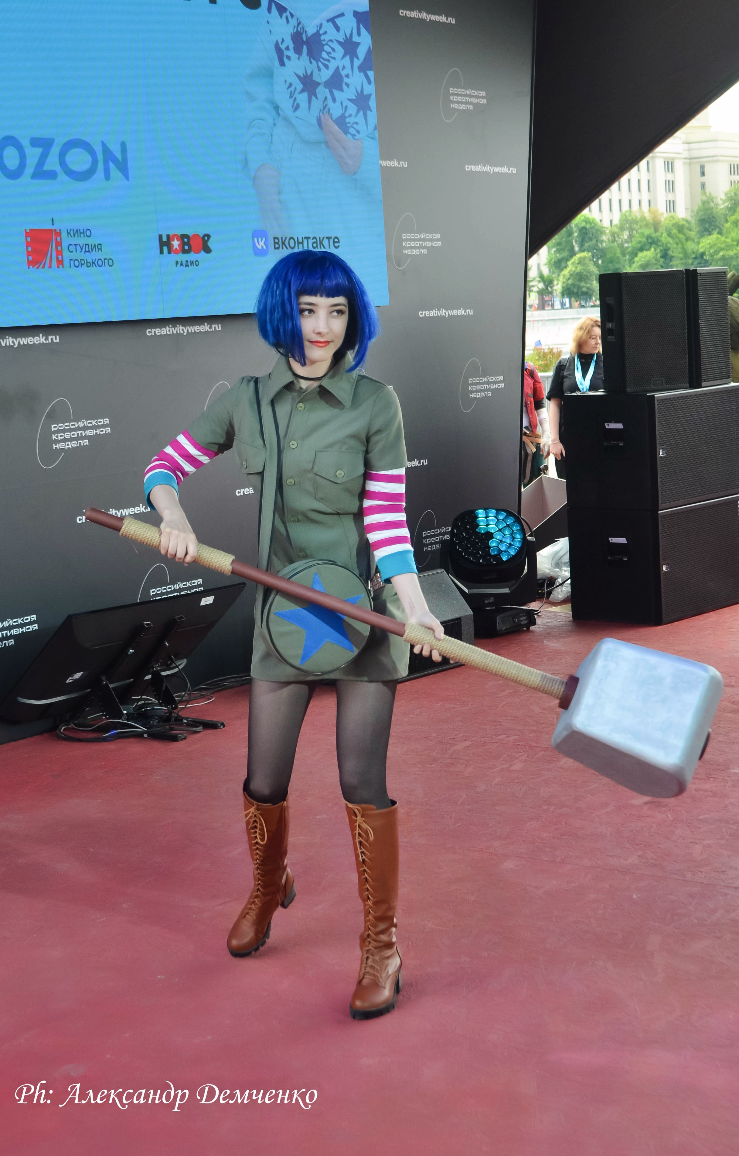 Фотосессия сцены в Москве на разных репортажных мероприятий