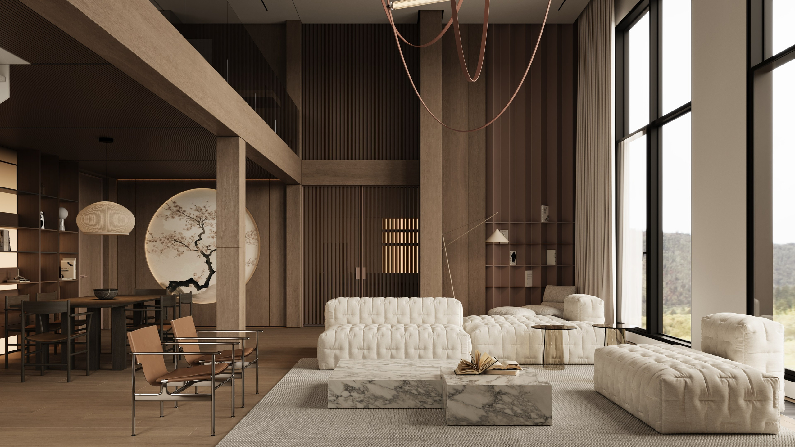 Minimal Warm Residence. Denis Konarev | Architectural Visualization Studio