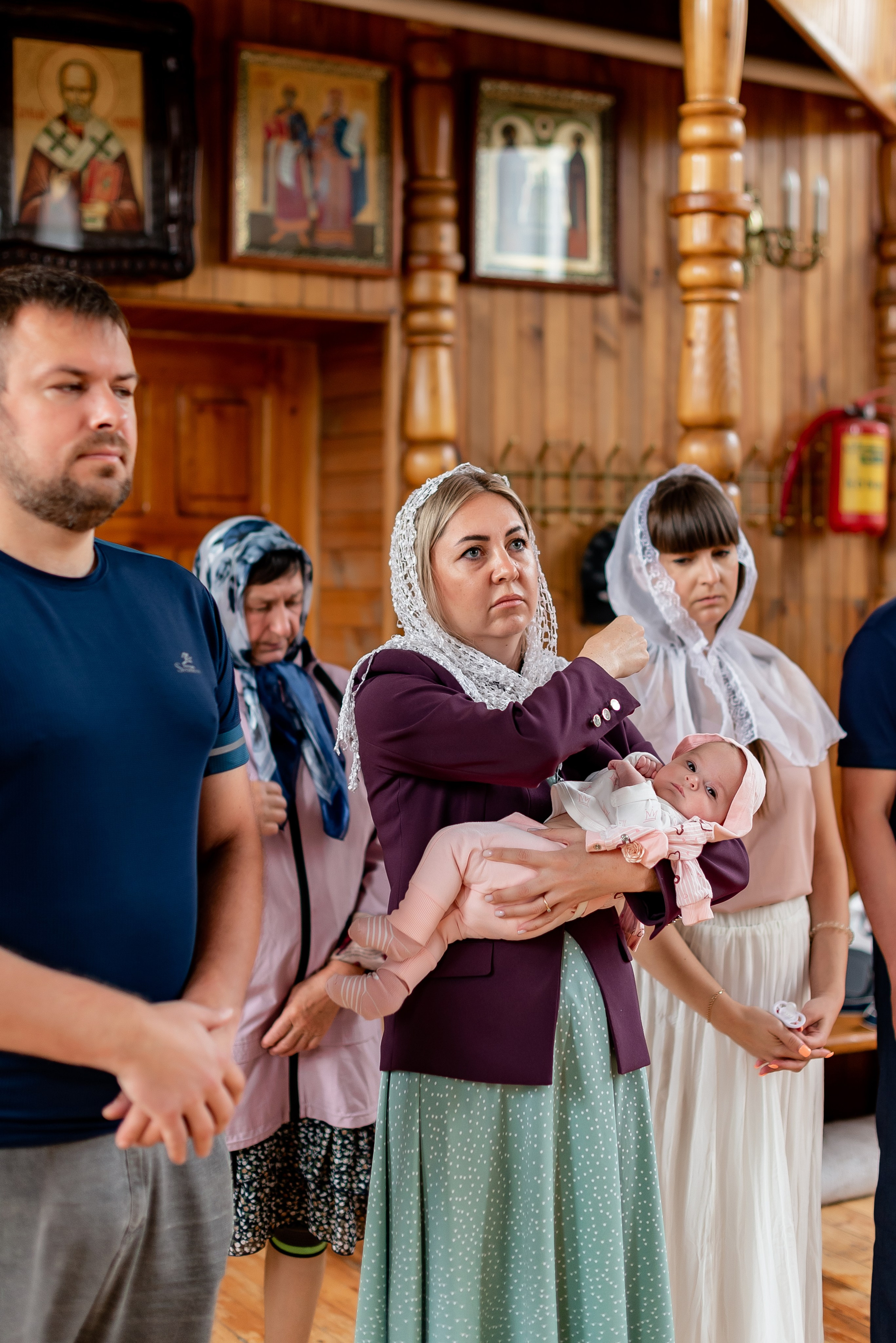Крещение Ксении. Фотограф Татьяна Иванчикова