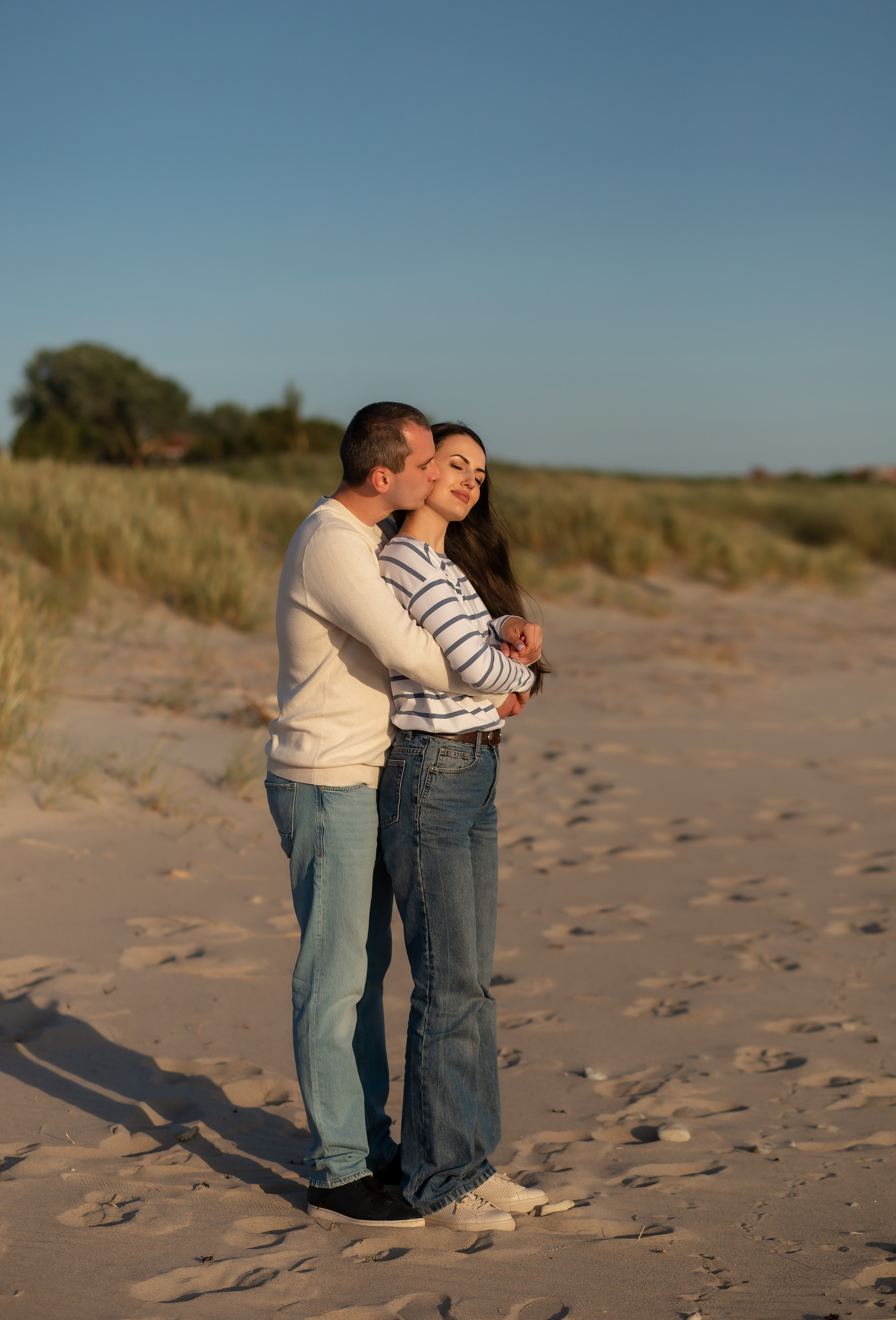 Павел и Татьяна. Закат в Янтарном. Фотограф в Калининграде Решетникова Алина