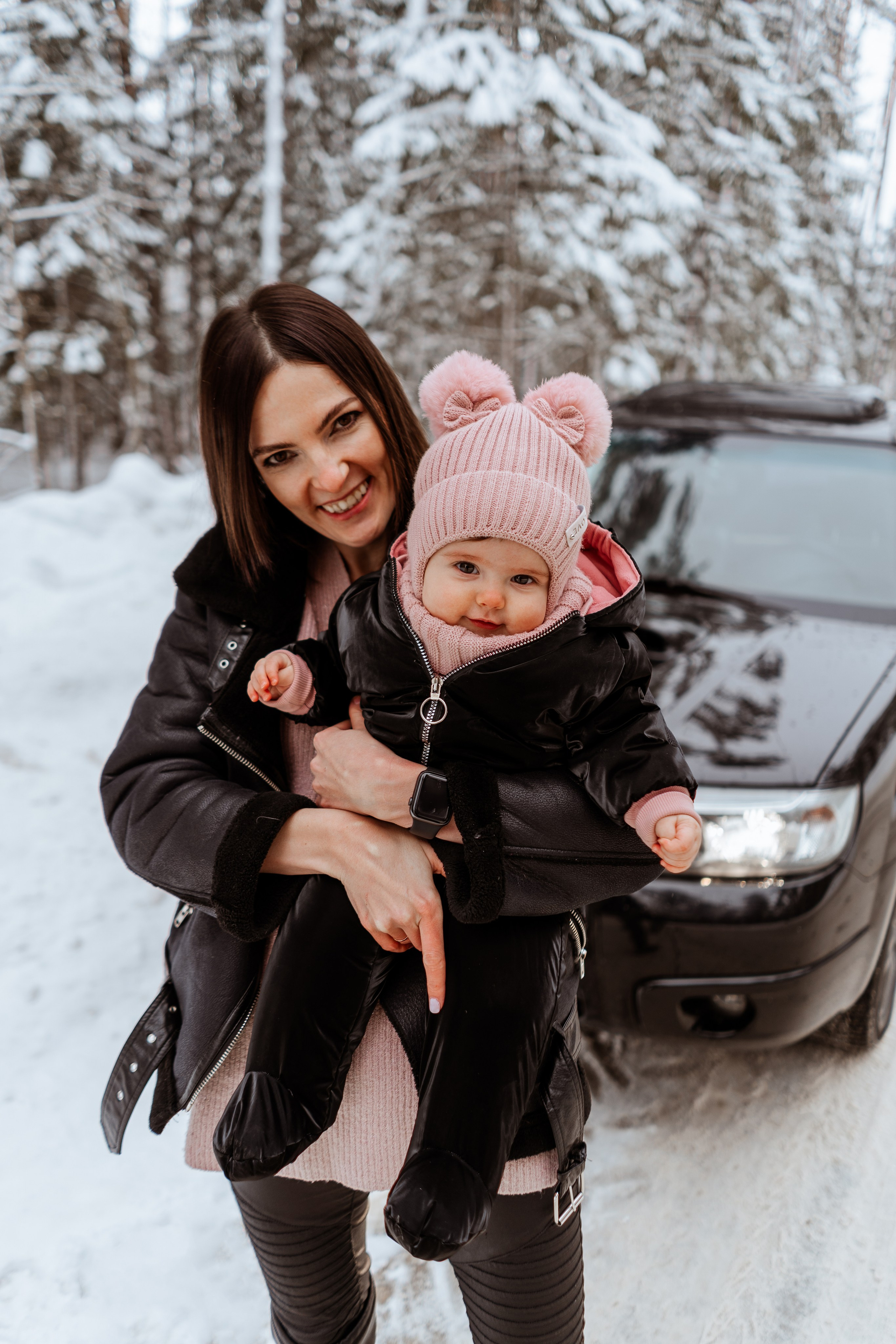 Семейная фотосессия Екатерины и малышки Даши в Калуге