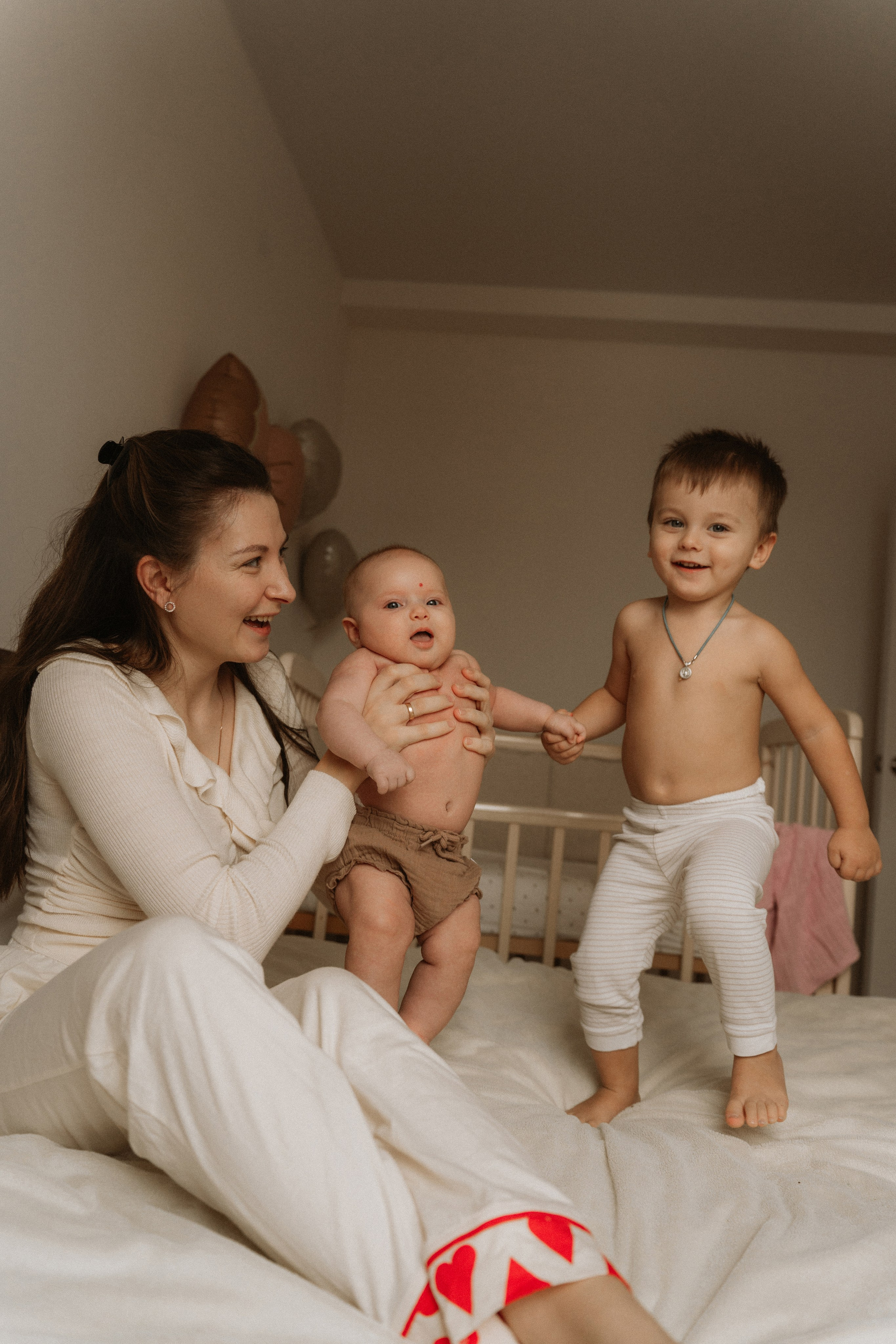 Вера, Ярик и Варя. Семейный фотограф • Домашние съемки в Нижнем Новгороде