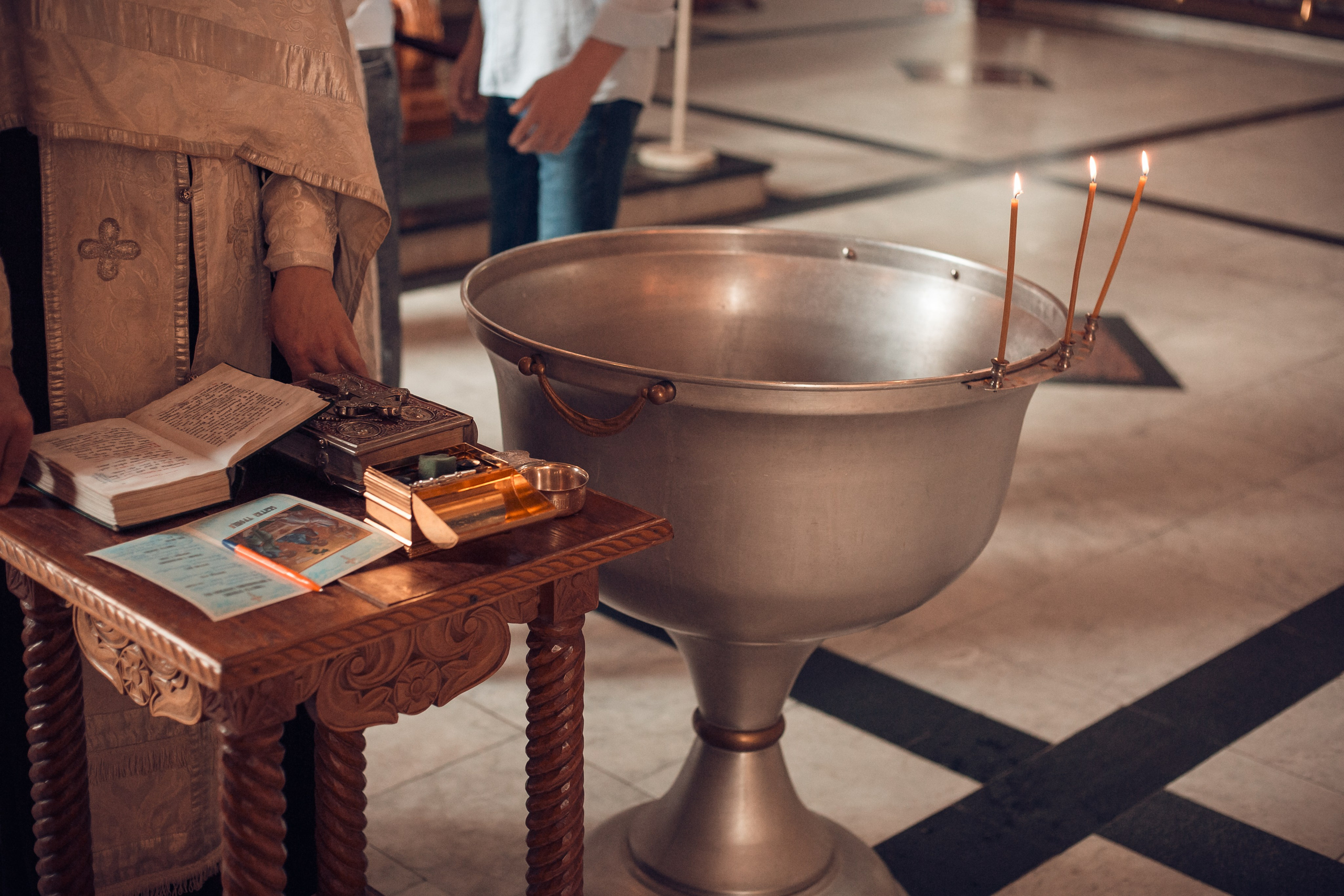 Крещение Татьяны в Свято-Троицком кафедральном соборе Калуги