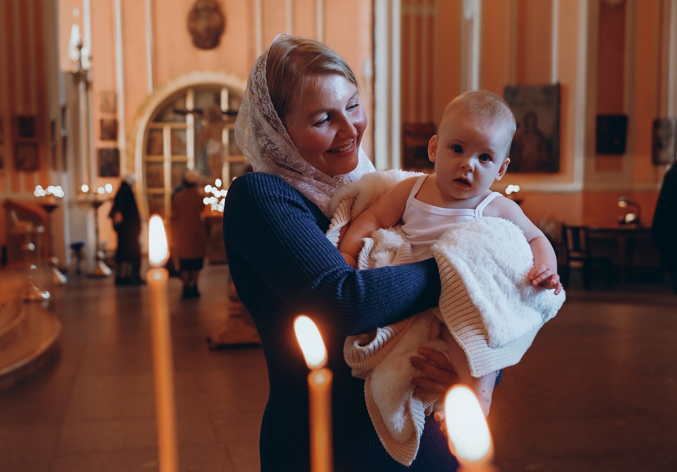 Крещение Любочки. Семейный и свадебный фотограф в Санкт-Петербурге Яна