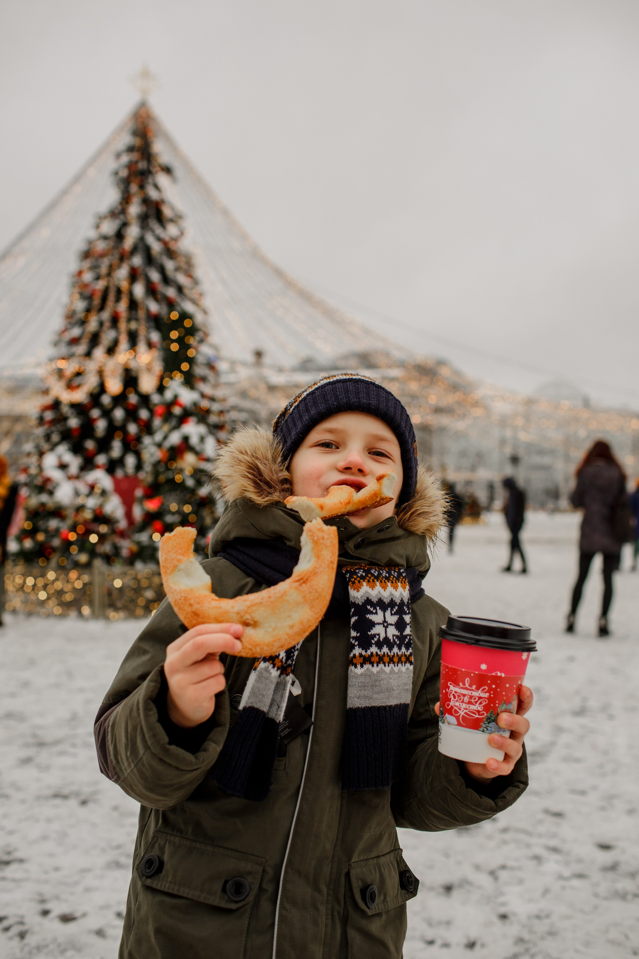 Новогодняя фотопрогулка в Москве. Свадебный фотограф Кирилл Белый