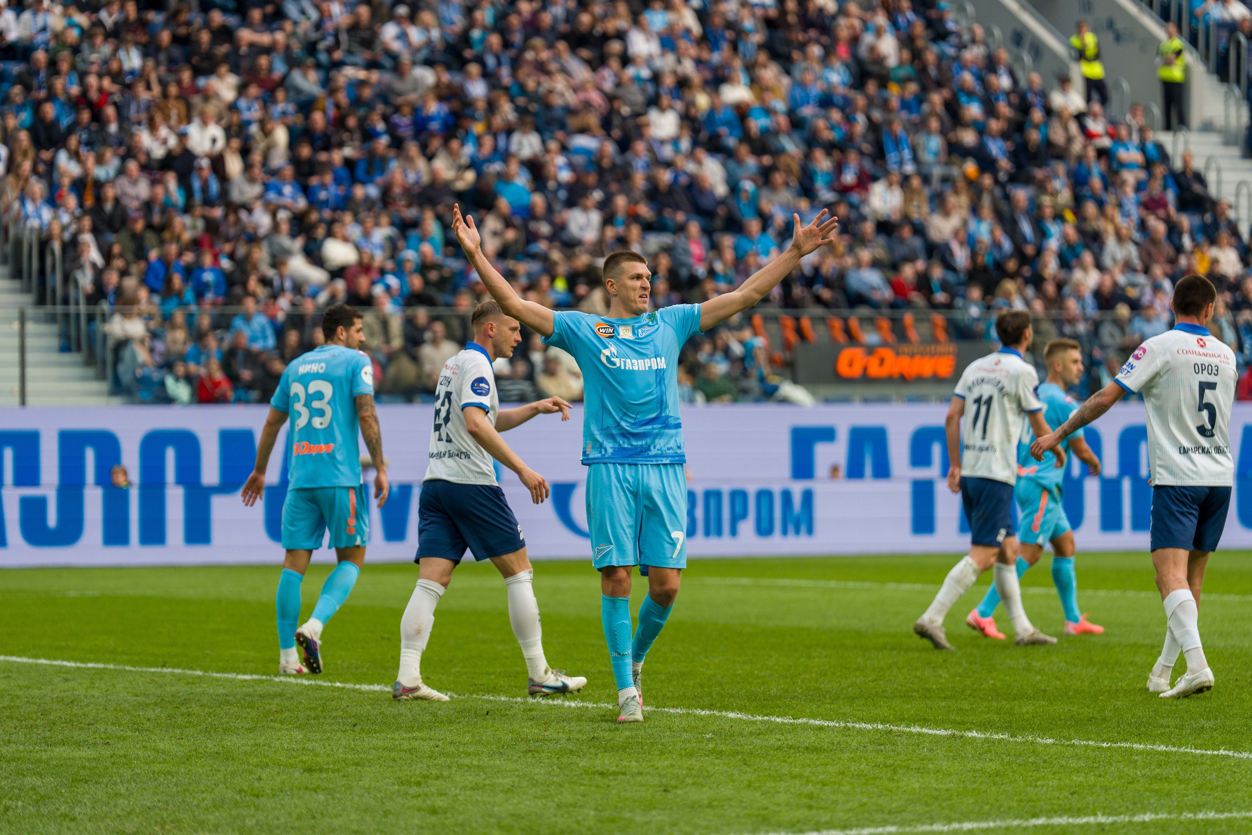 Зенит — Крылья Советов: фотогалерея матча 23-го тура МИР РПЛ на Газпром Арене | Антон Гауф. Спортивный фотограф в Санкт-Петербурге | Антон Гауф