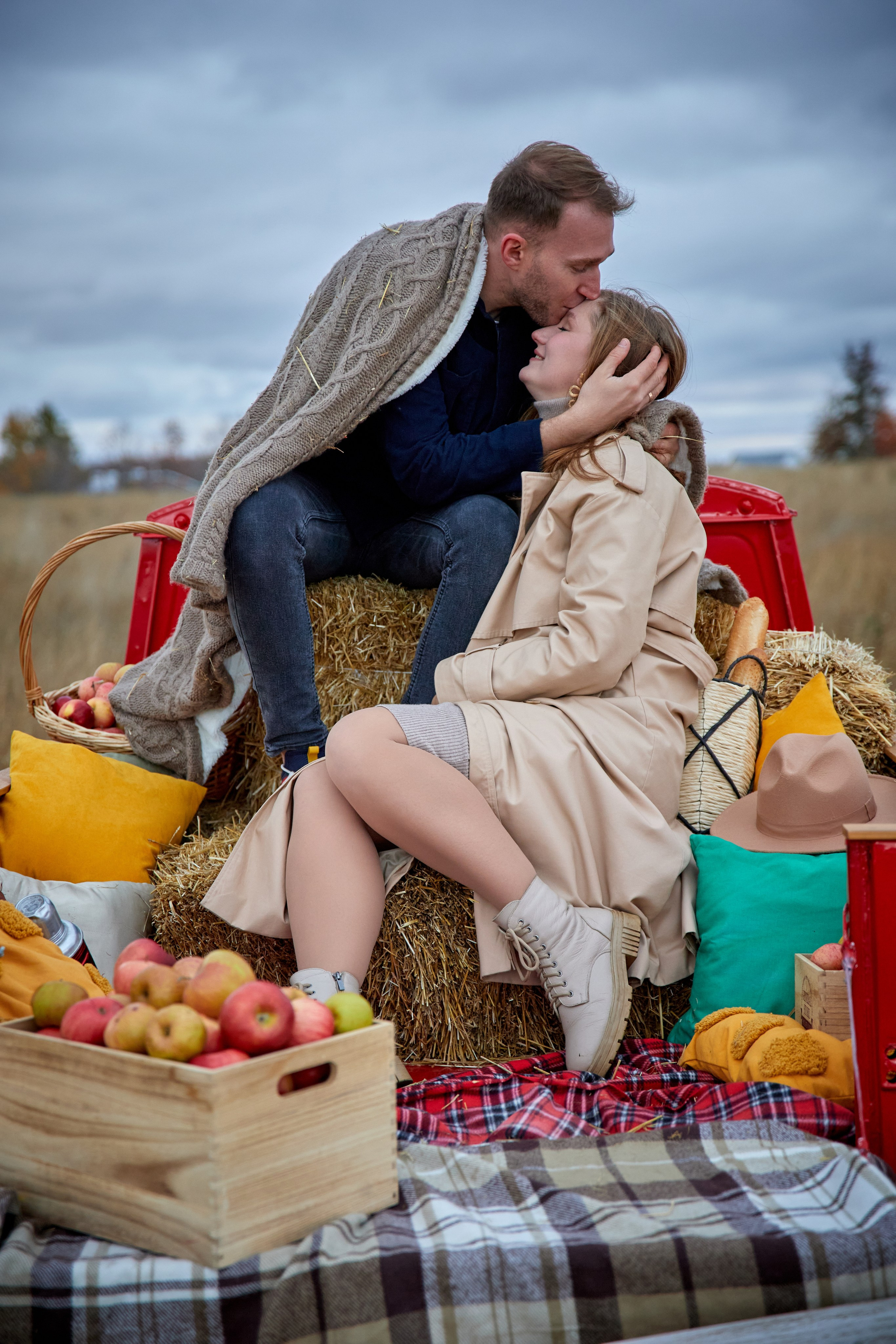 Осенняя с машиной. Фотограф в Самаре Анастасия Афанасьева