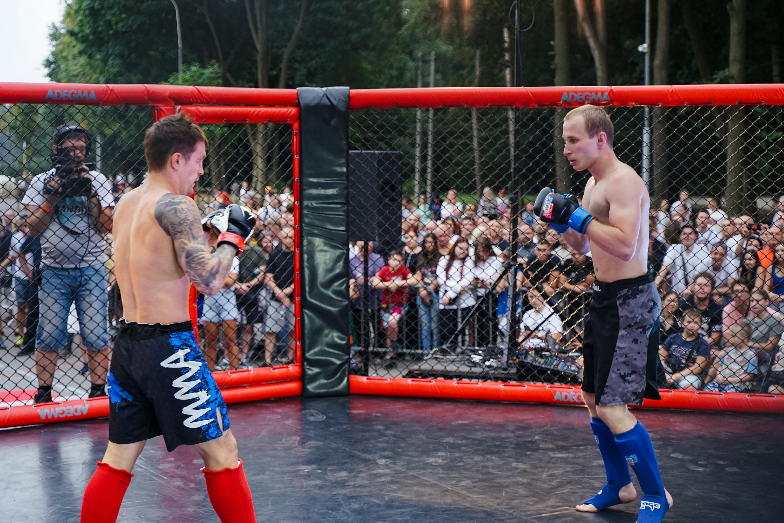 Вечер боев в ЦПКиО. Фотограф Надежда Погребняк | Рязань | Москва