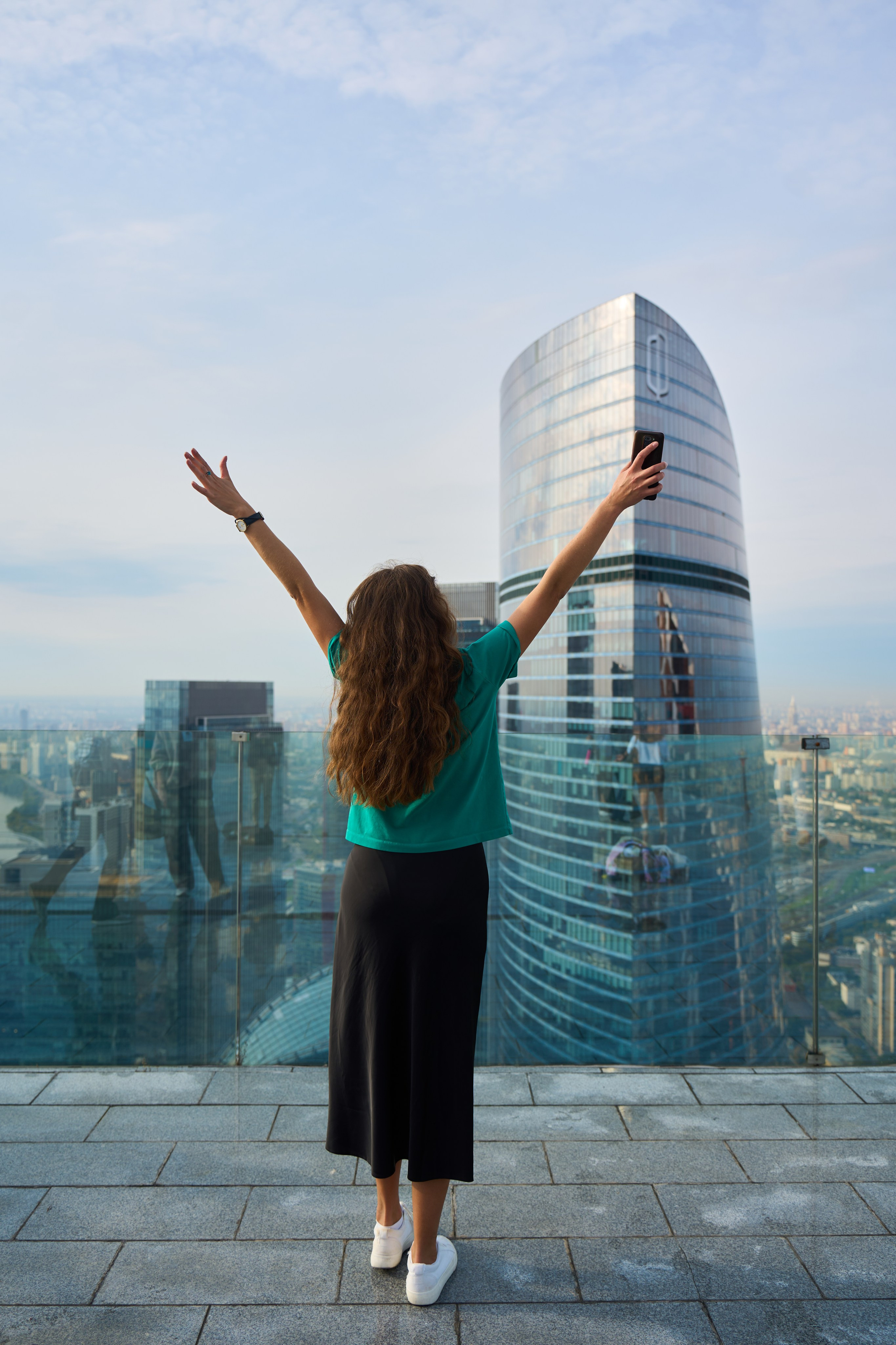 Небоскребы Москвы. Репортажный фотограф в Москве Вадим Галанин