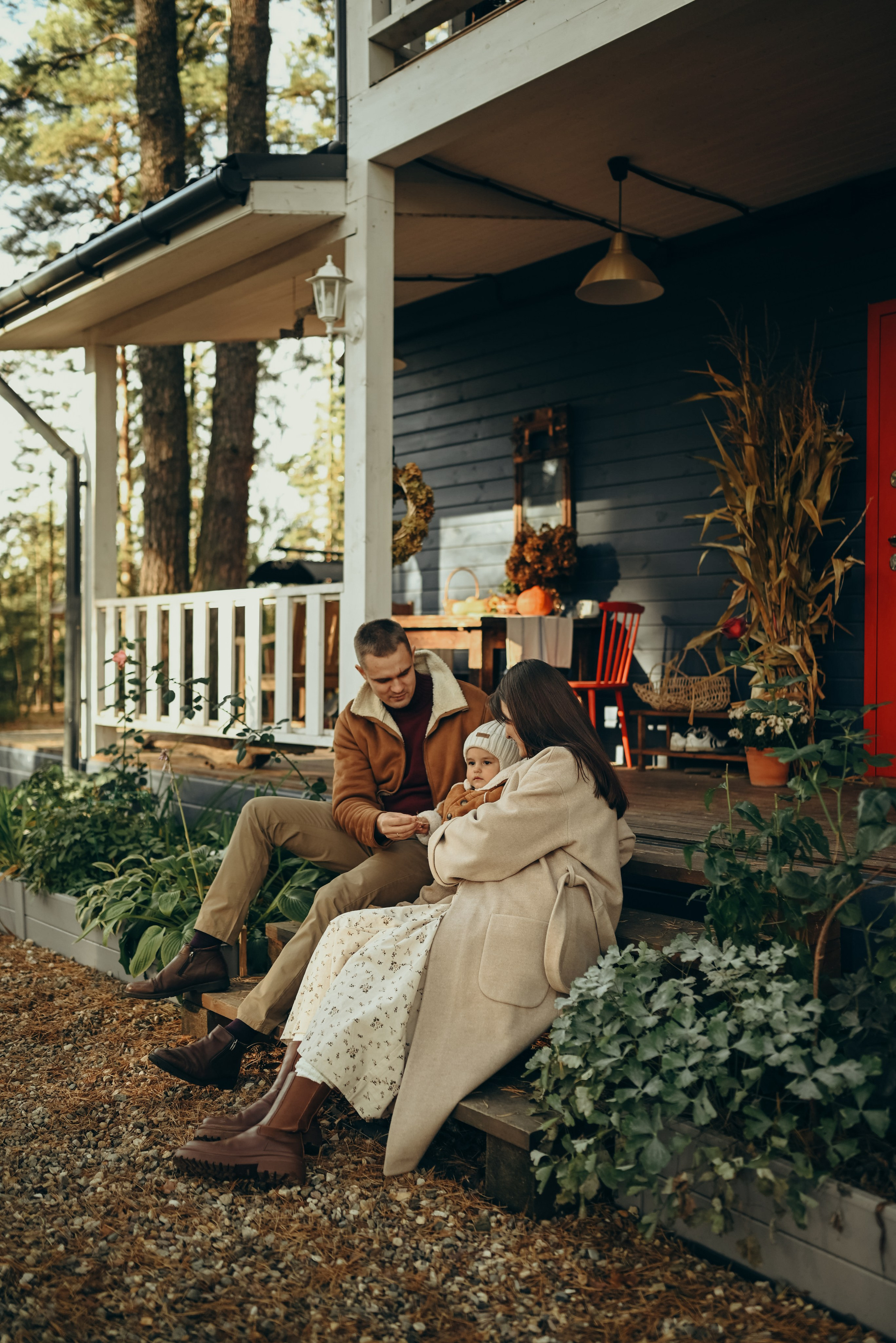 Дача осенью. Семейный фотограф в Москве Люберцах Ирина Вронская