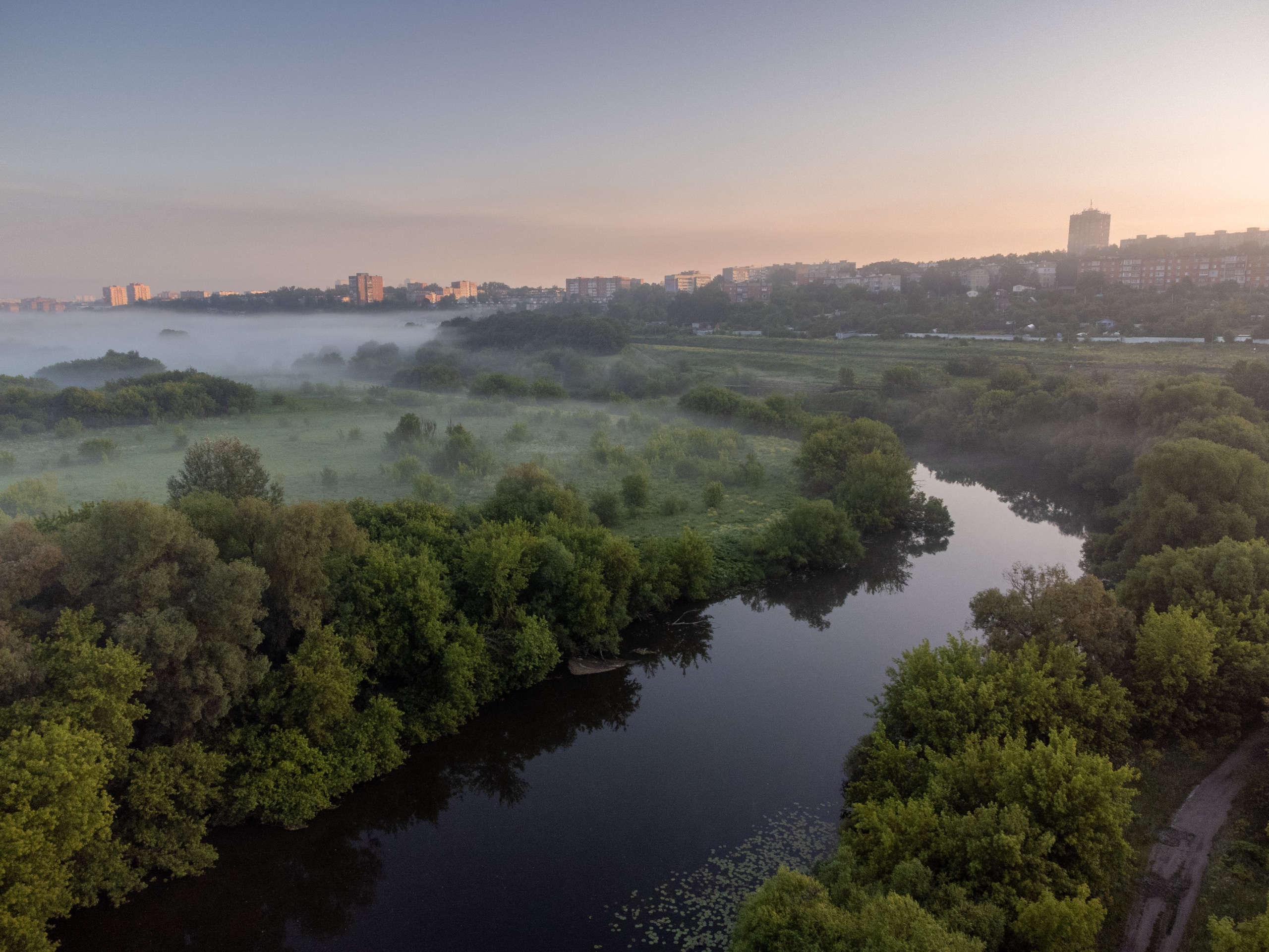 Пролетарский район в тумане. Фотограф и видеооператор в Туле | Даниил Рыбак