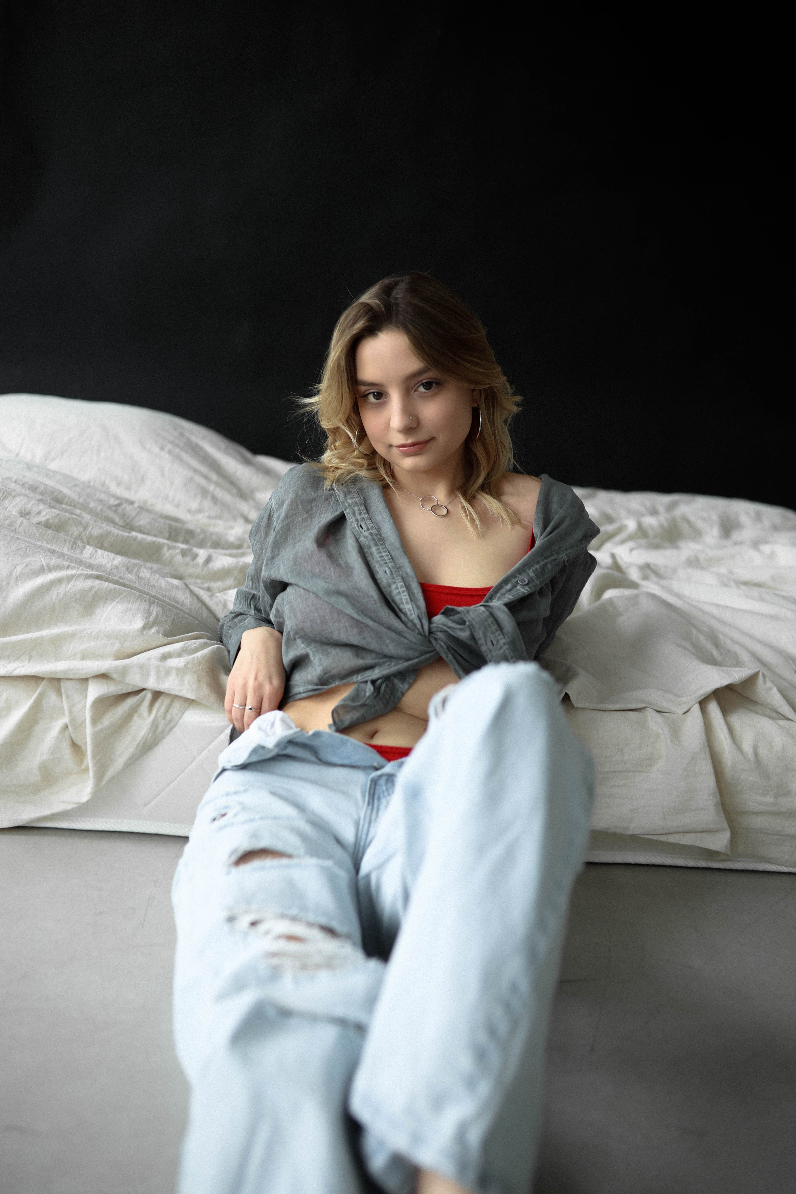 Фотосъемка для Юли в студии. Фотограф Самара Лена Мандарин