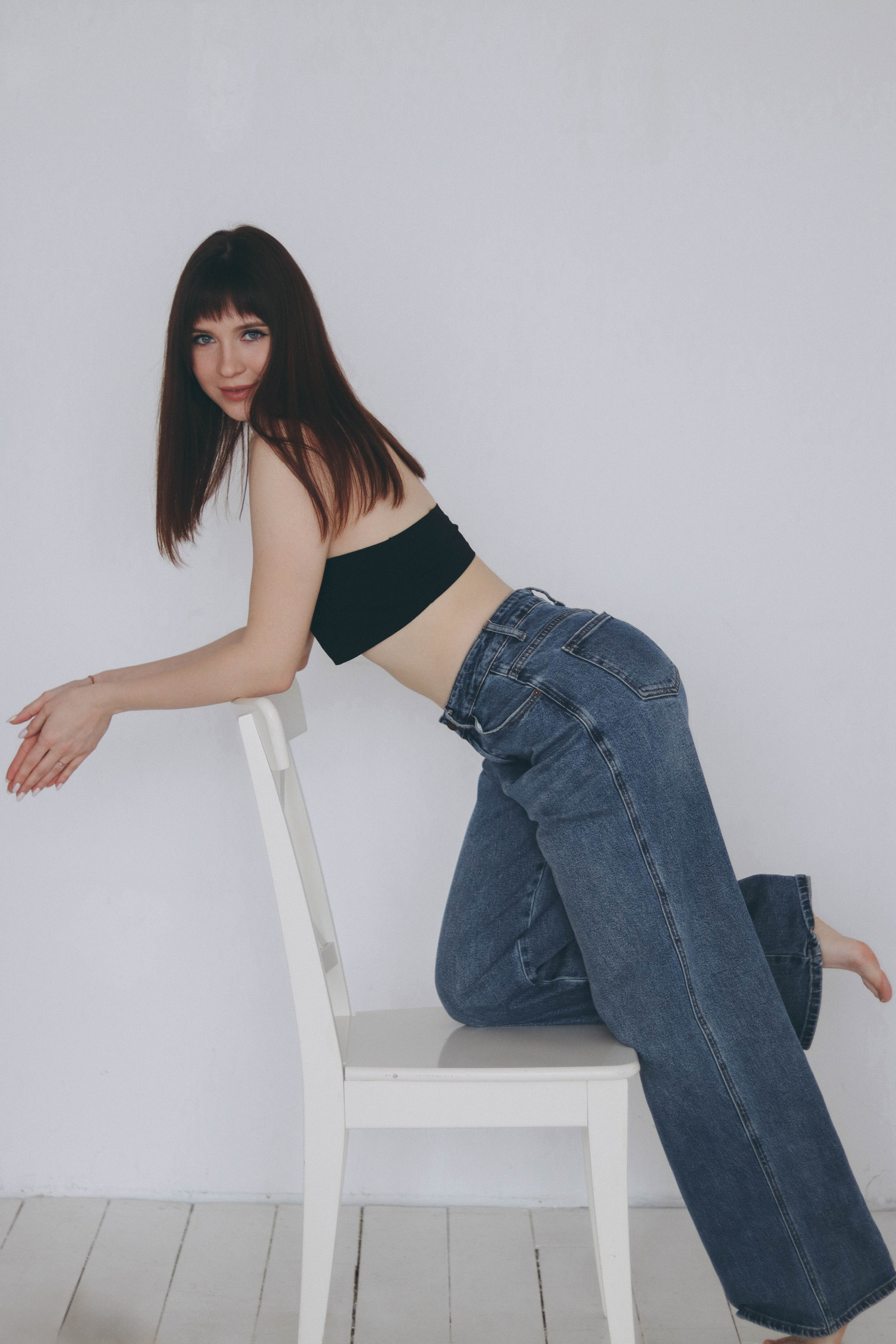 Фотосъёмка Вики в студии. Фотограф Самара Лена Мандарин