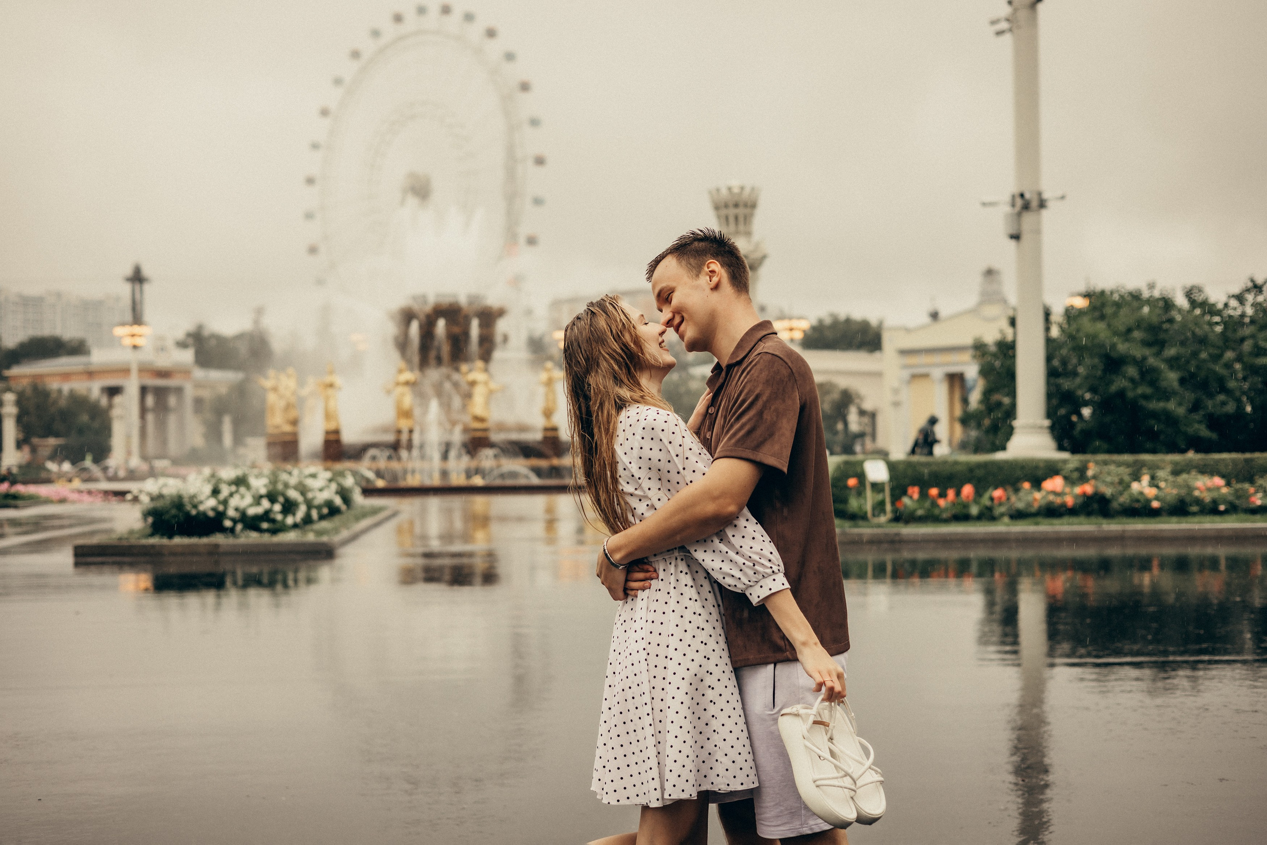 Дождь и любовь. Семейный фотограф, детские, семейные, лав стори съемки в Москве