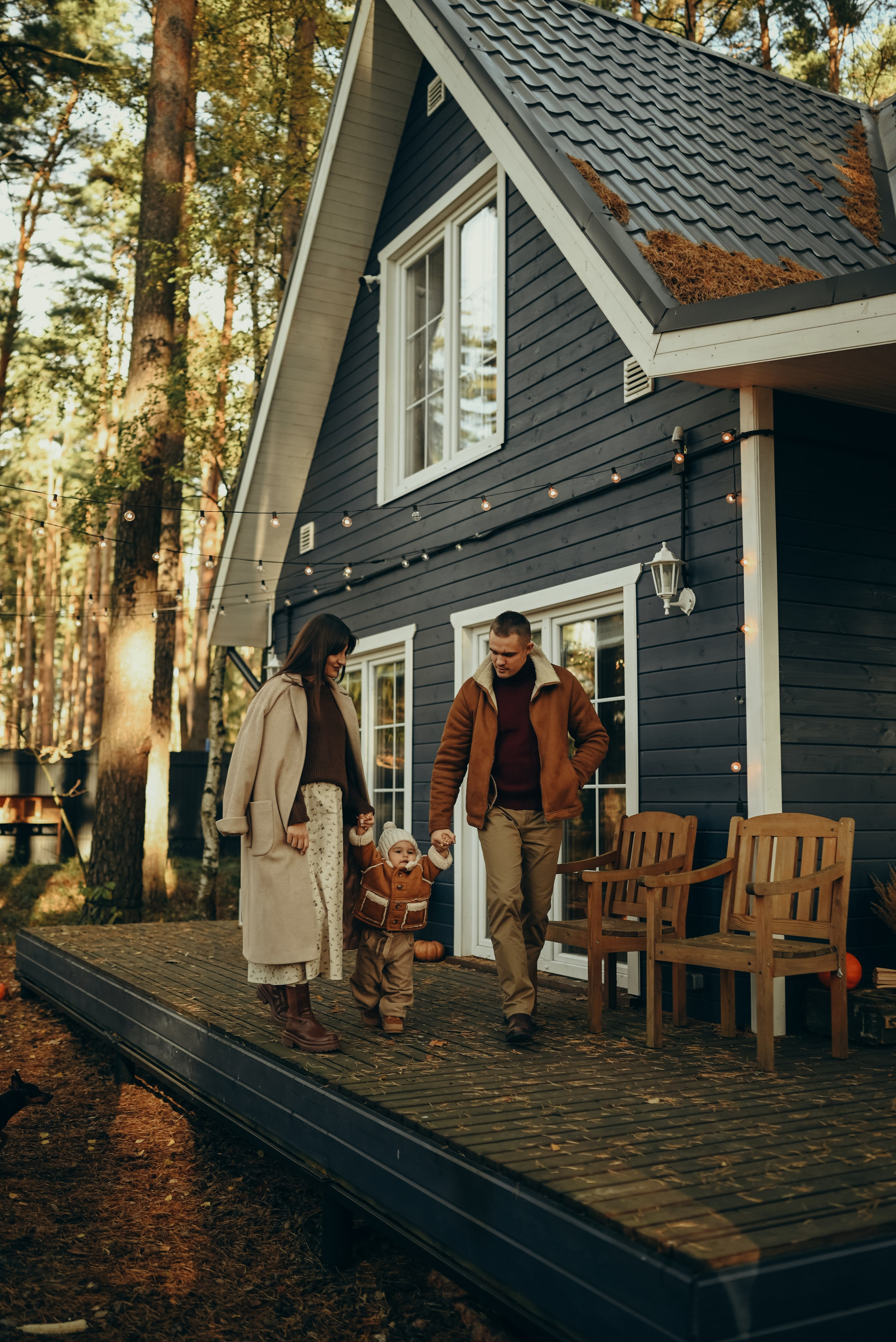 Дача осенью. Семейный фотограф в Москве Люберцах Ирина Вронская