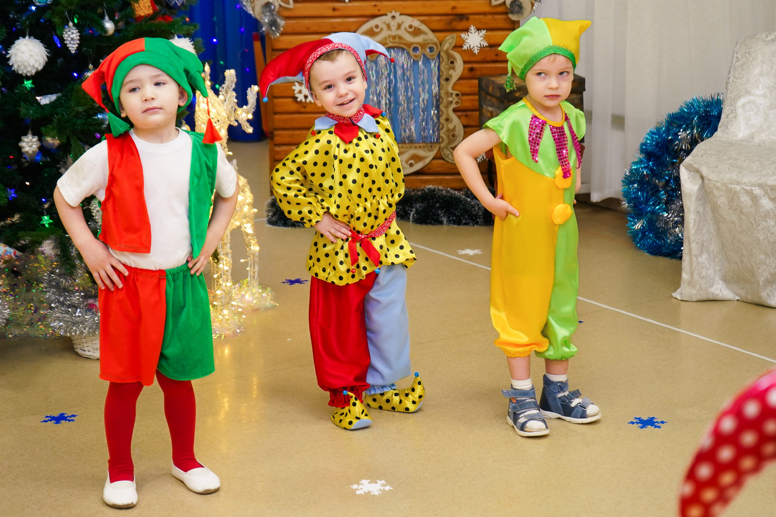 Новогодний утренник в садике. Семейный и портретный фотограф в Екатеринбурге Анна Лобанова