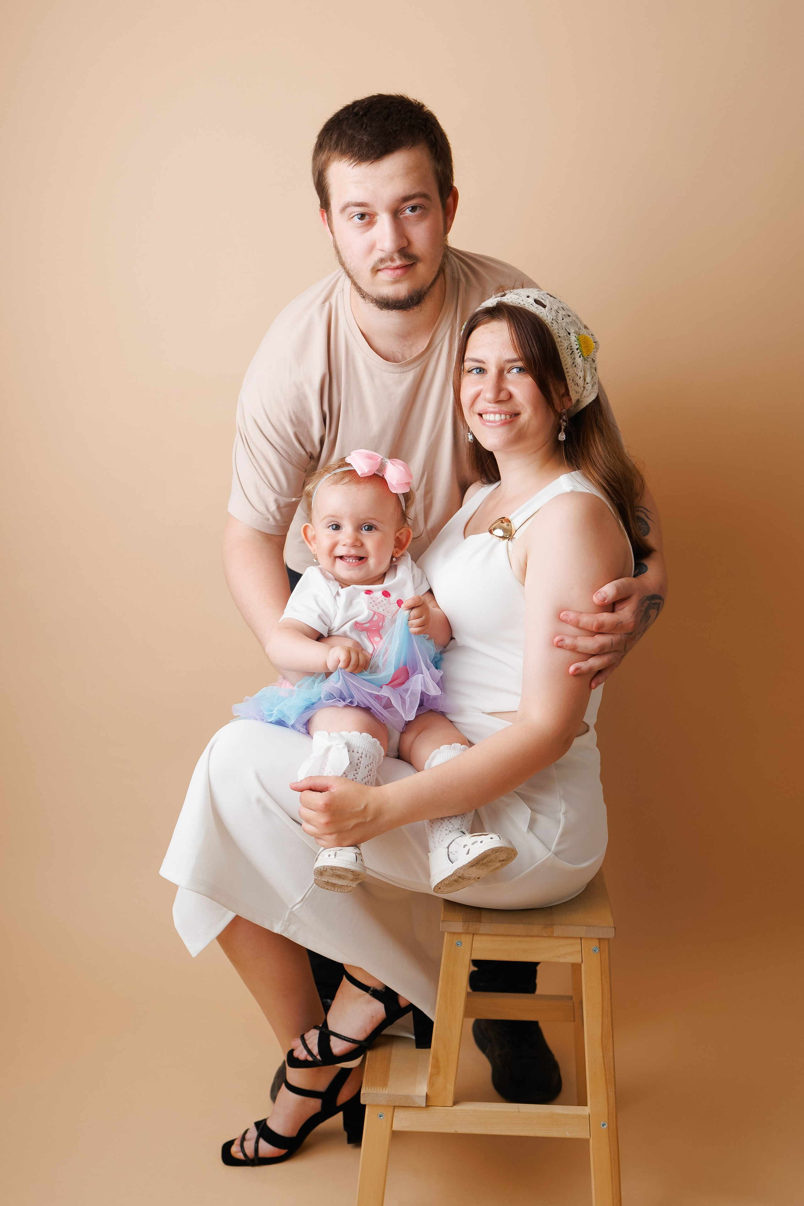 Вероничке 1 годик. Фотограф новорожденный малышей Новосибирск