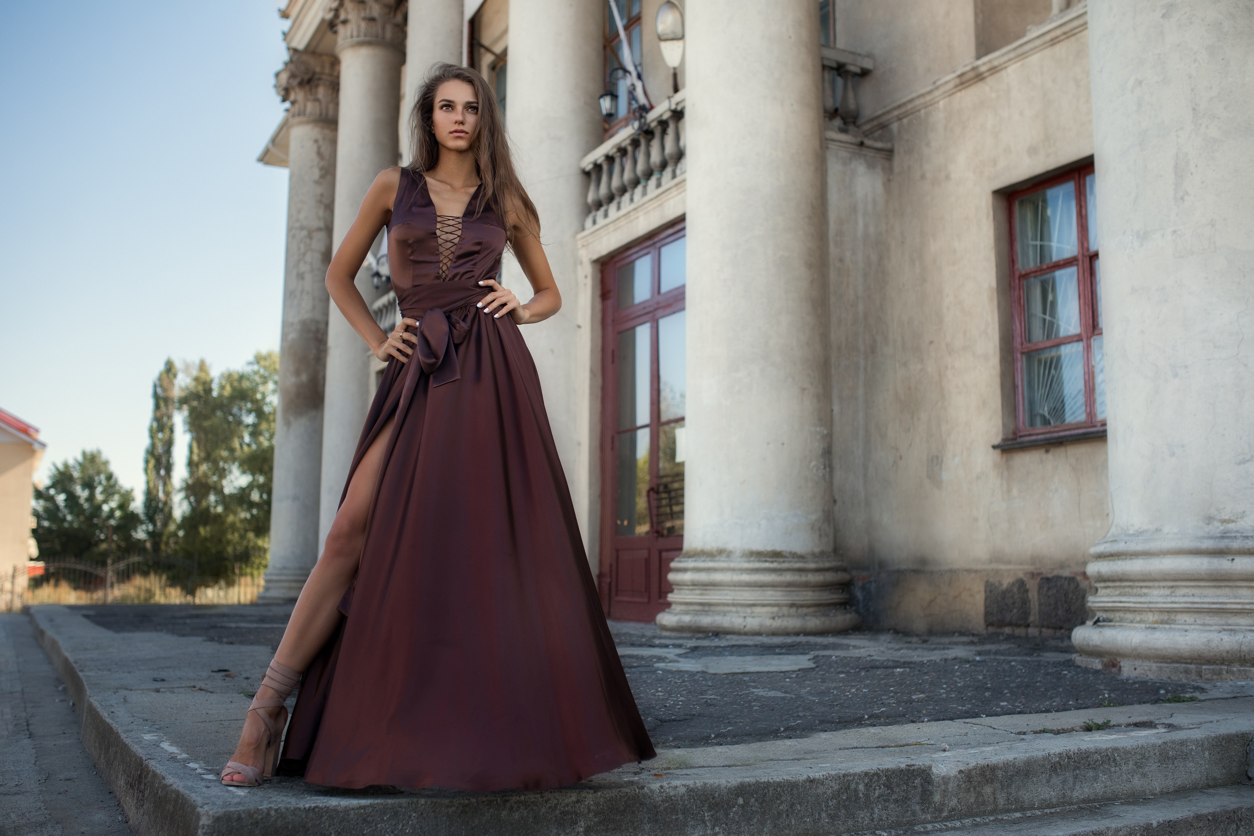 Фотосет у дома культуры в с. Стрелица и в Белом Колодце с Маргаритой для «себя»