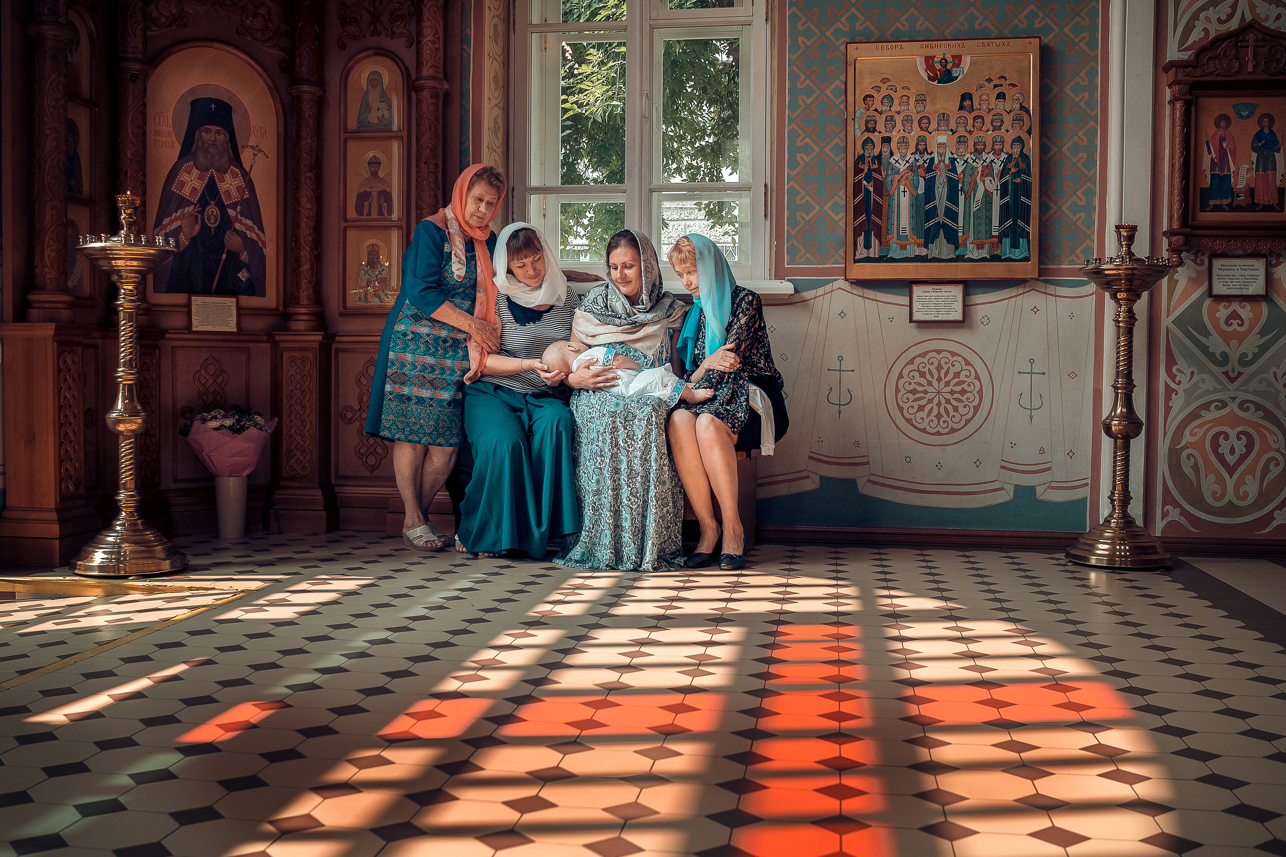 Крещение Даниила Храм Иоанна Предтечи. Фотограф на Крещение и Венчание в Красноярске Рамазанова Юлия