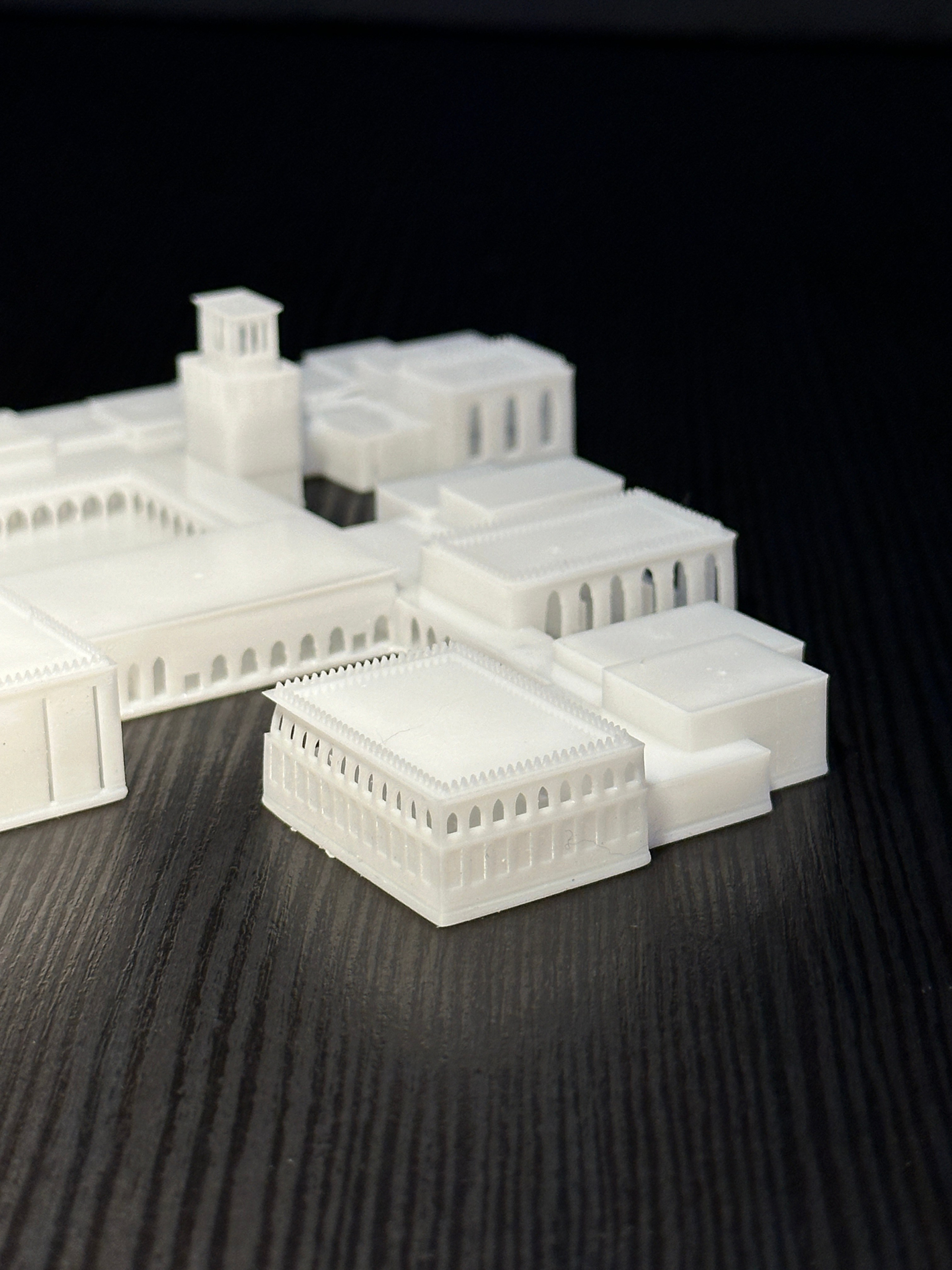 Курсовой макет проекта школы для Анны. 3D печать