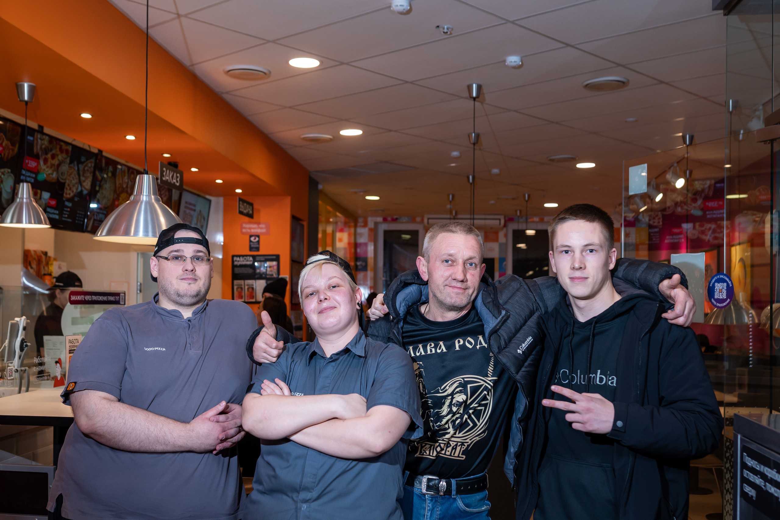 Корпоративная съёмка для пиццерии