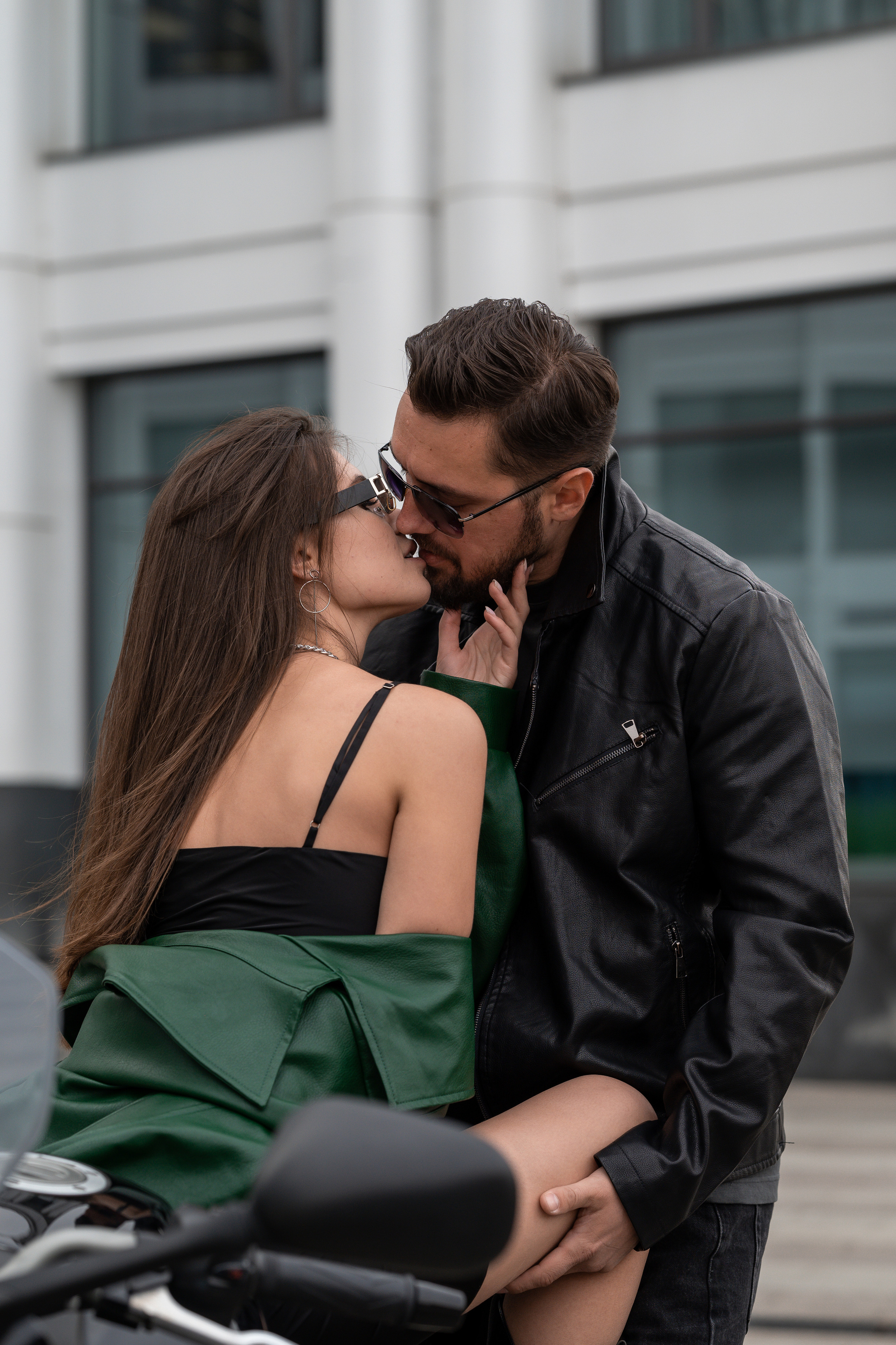 С мотоциклом