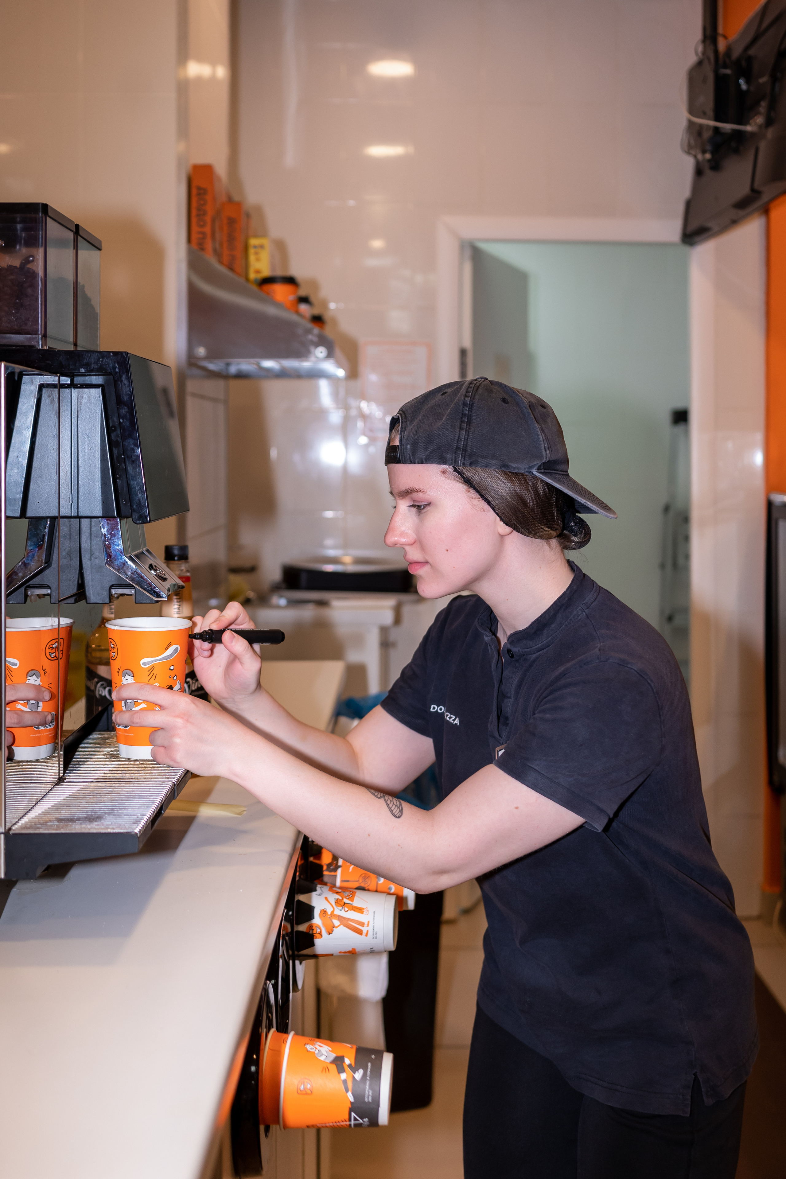 Корпоративная съёмка для пиццерии