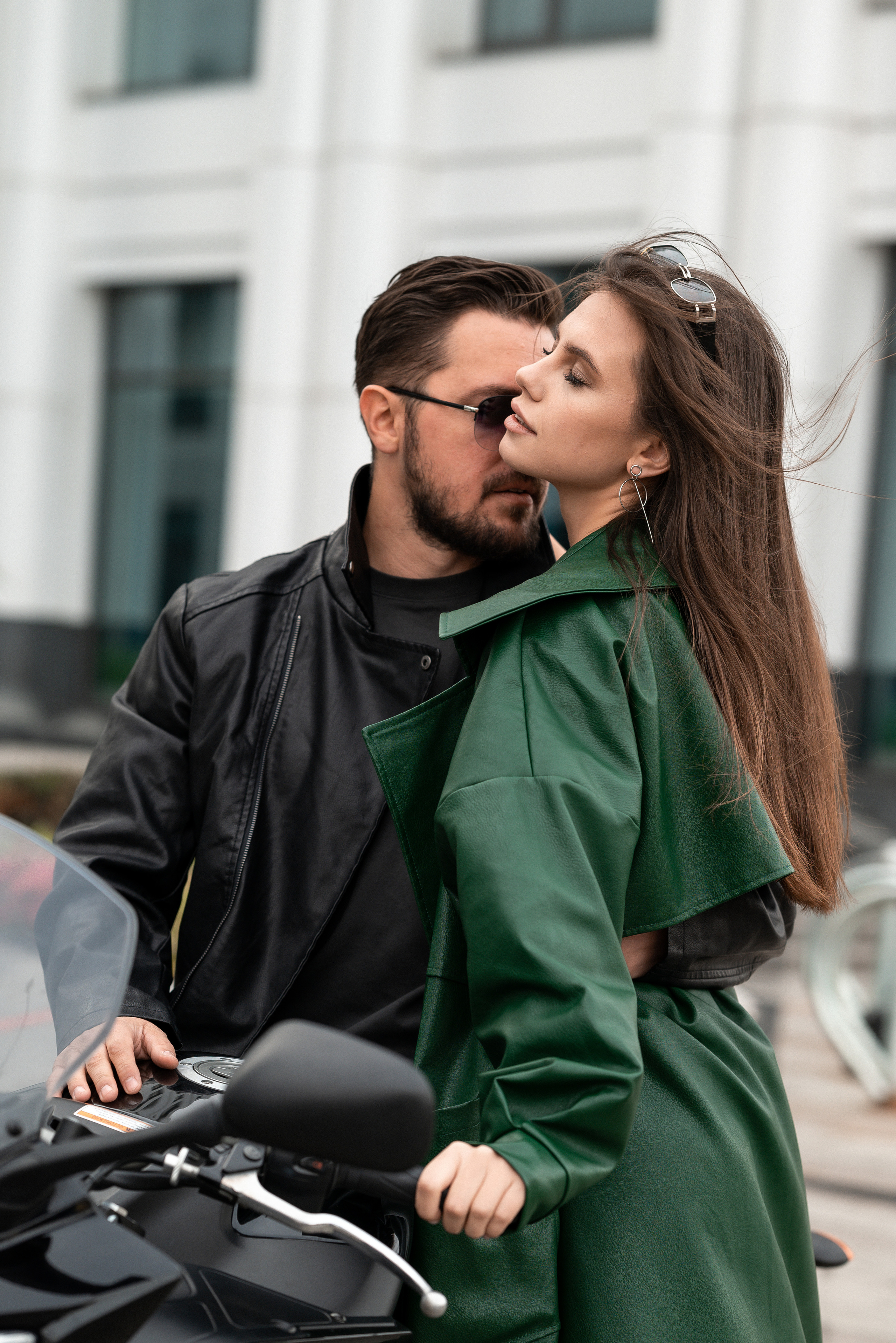 С мотоциклом