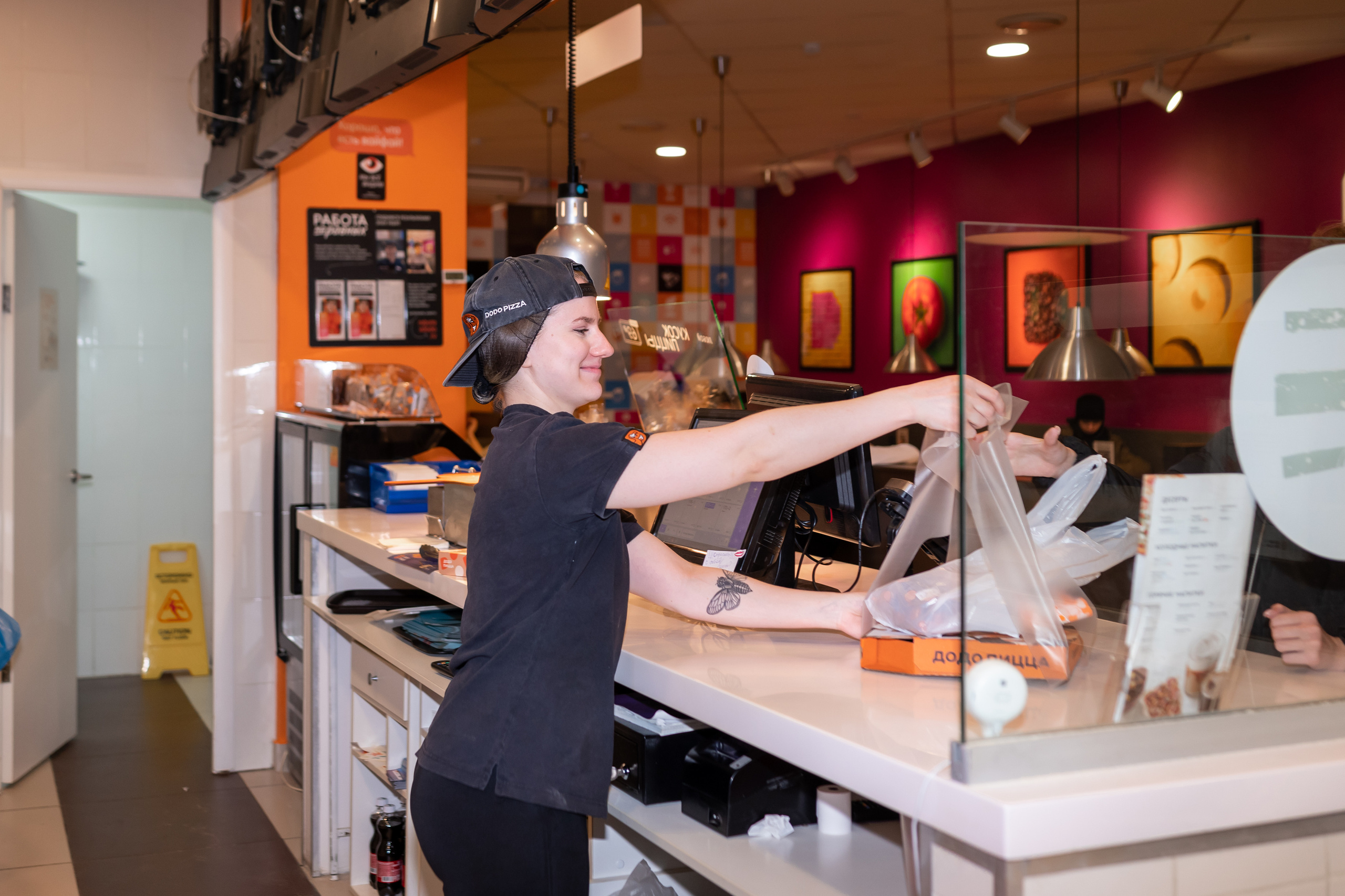 Корпоративная съёмка для пиццерии