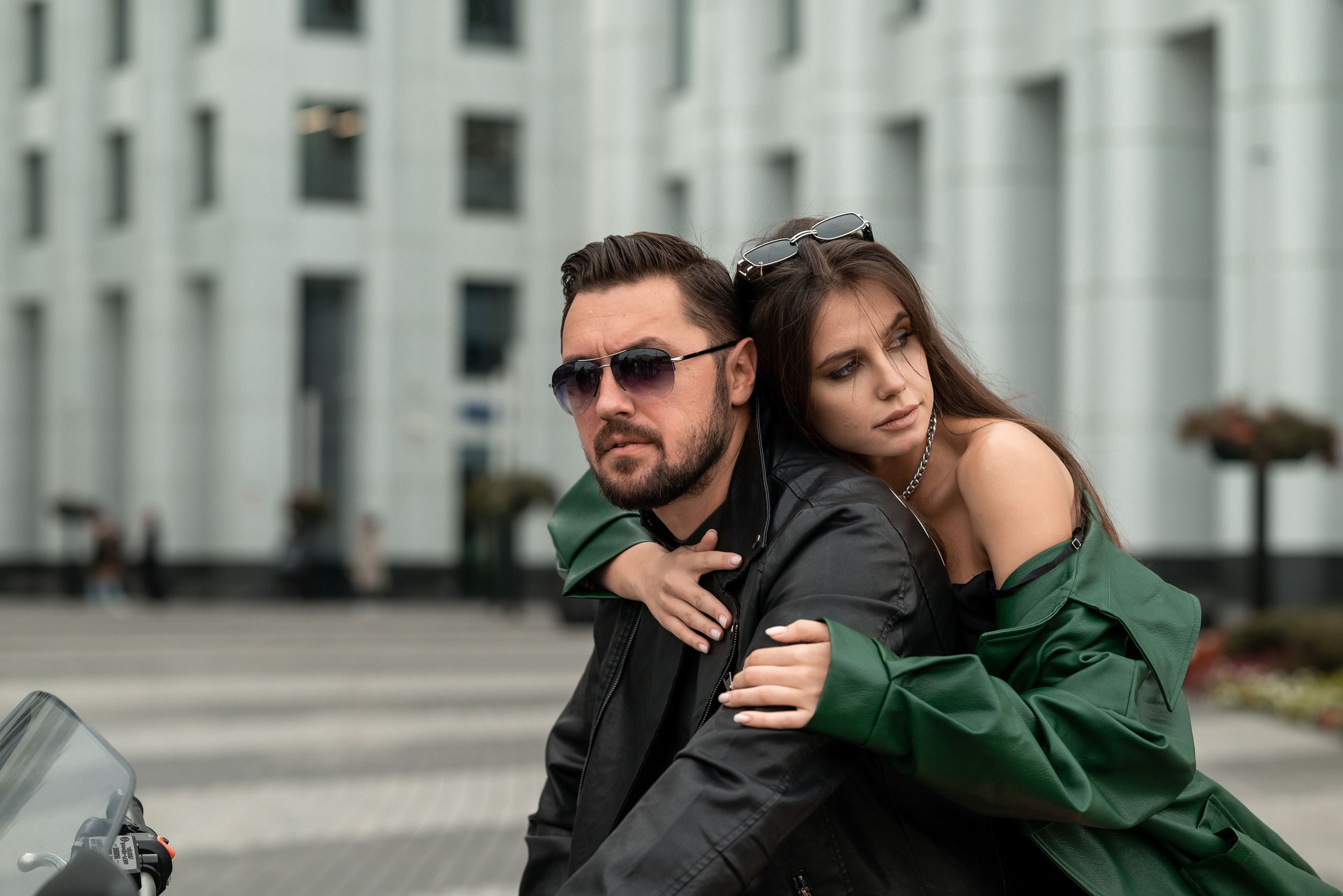 С мотоциклом