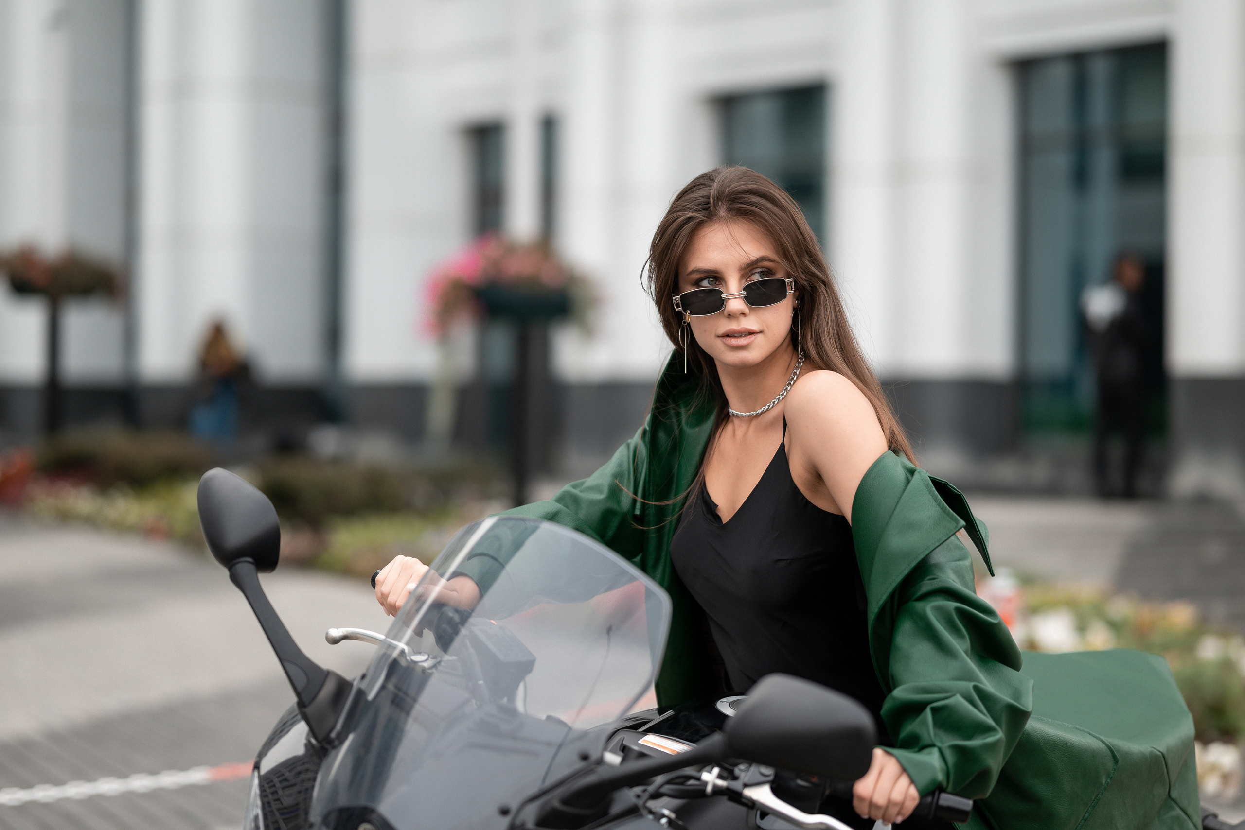 С мотоциклом