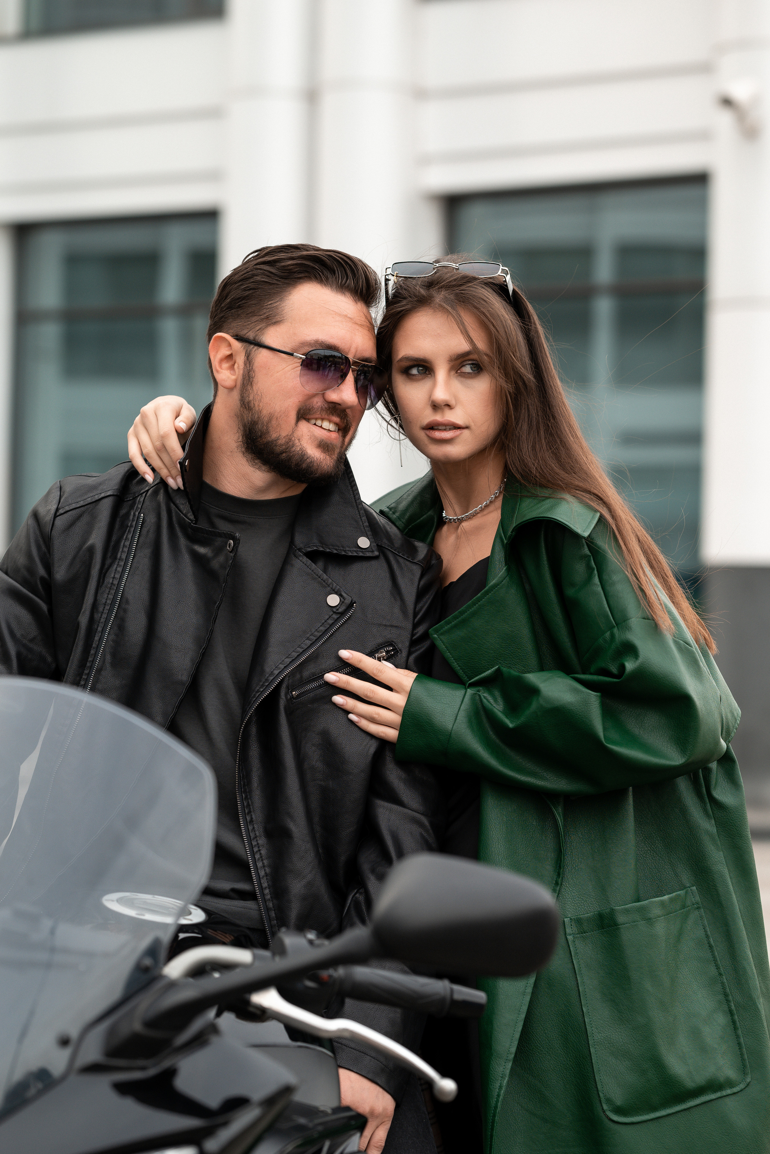 С мотоциклом