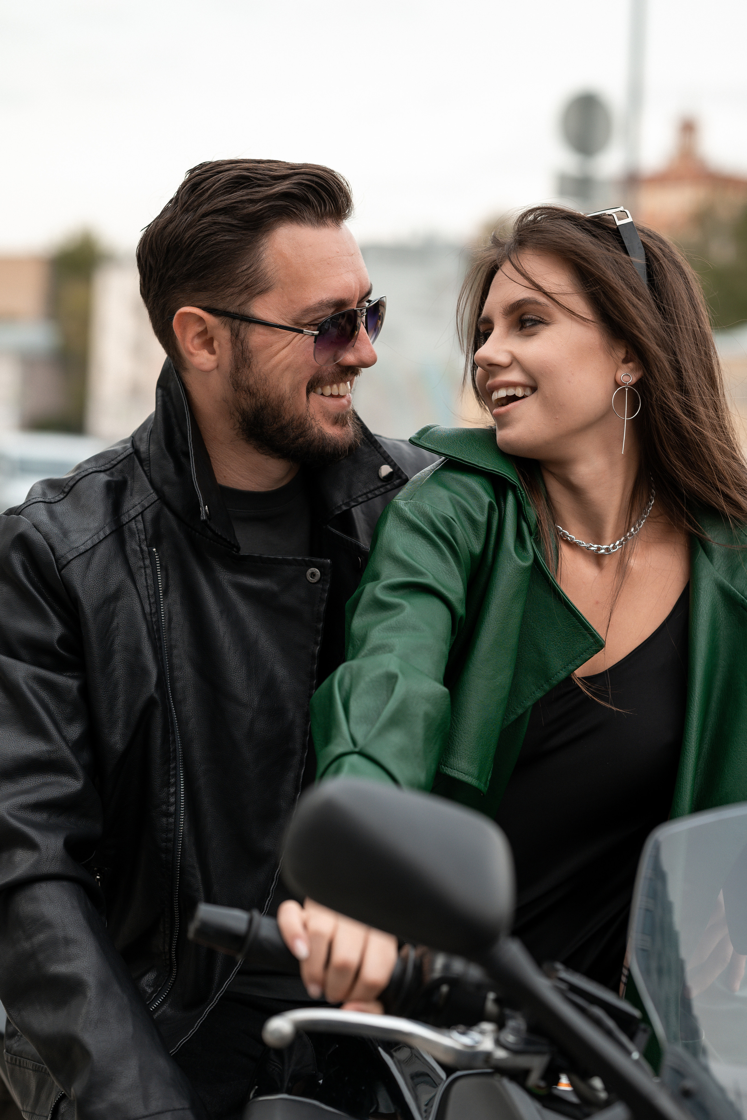 С мотоциклом