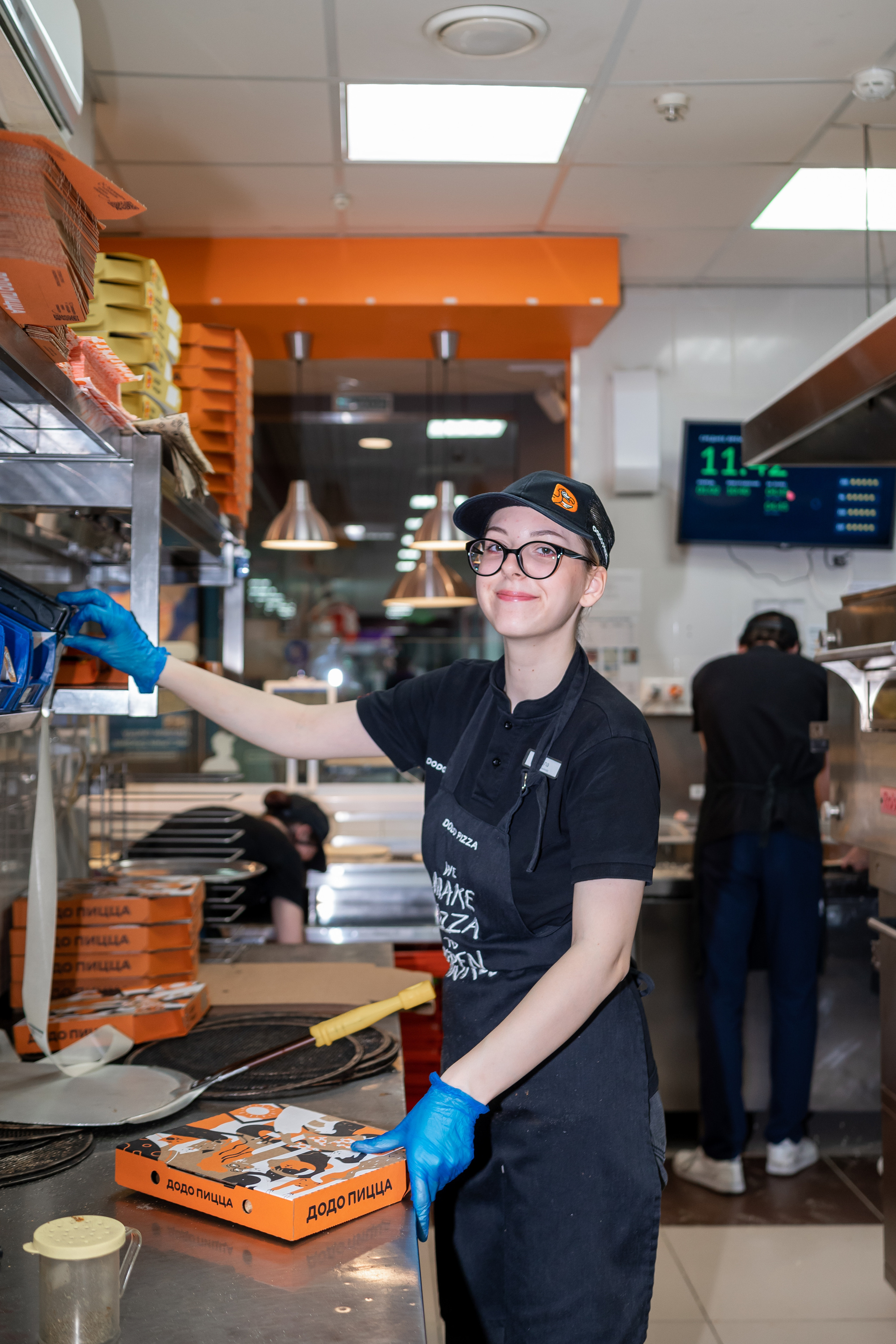 Корпоративная съёмка для пиццерии