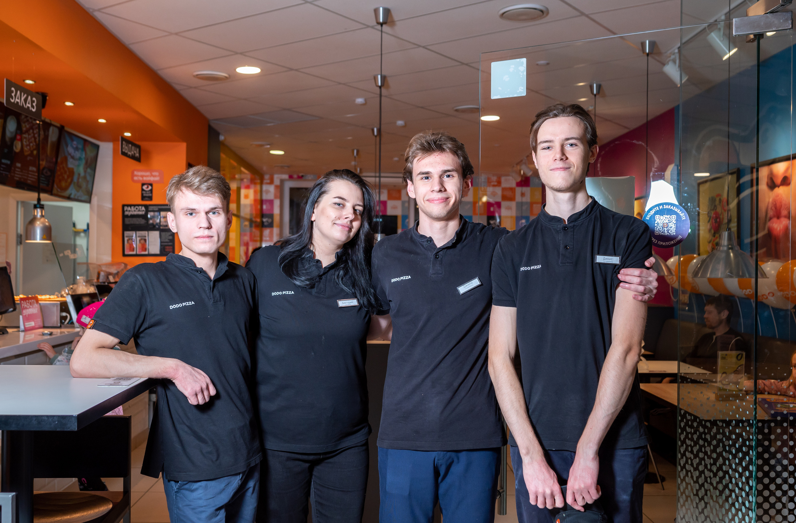 Корпоративная съёмка для пиццерии