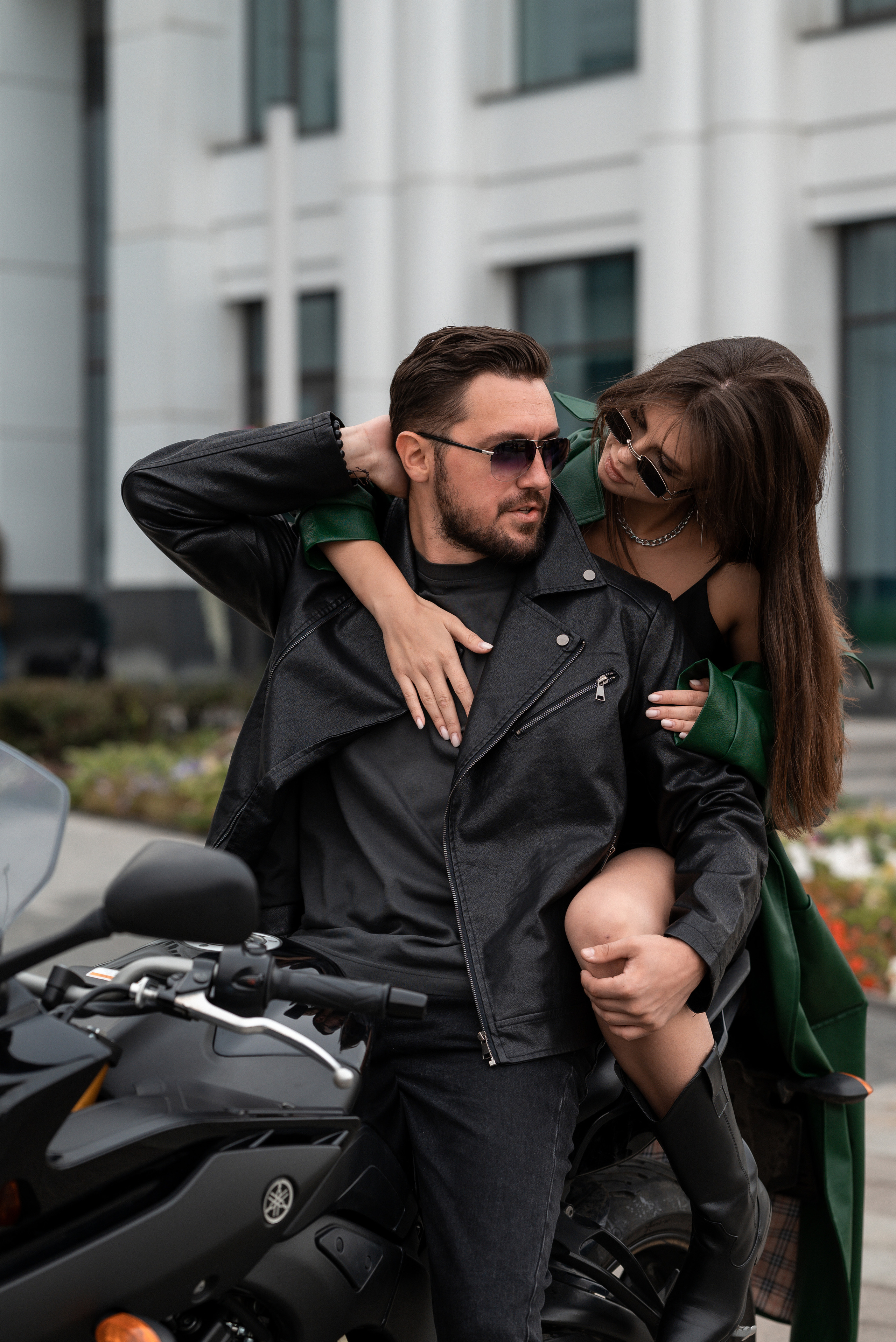 С мотоциклом