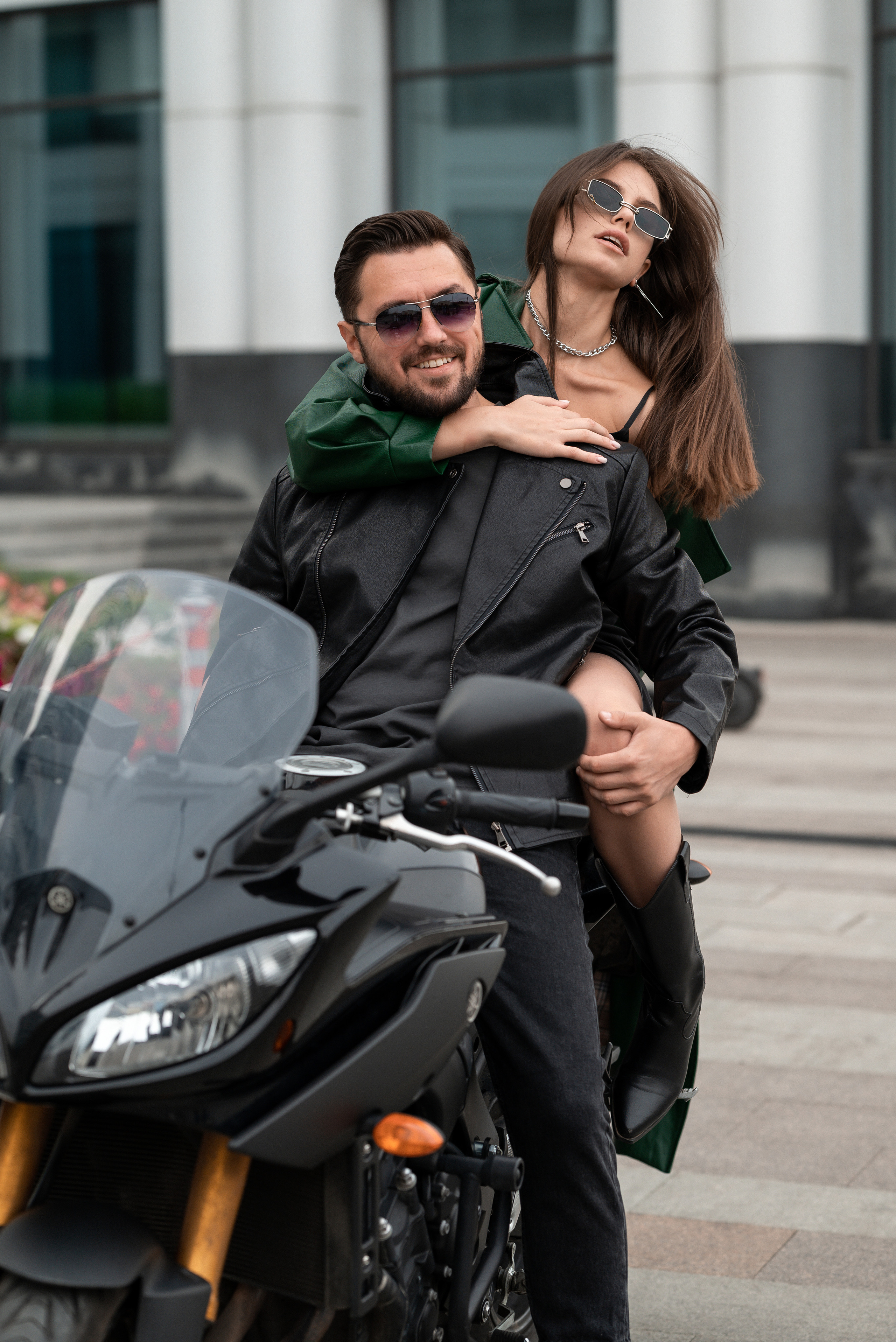 С мотоциклом