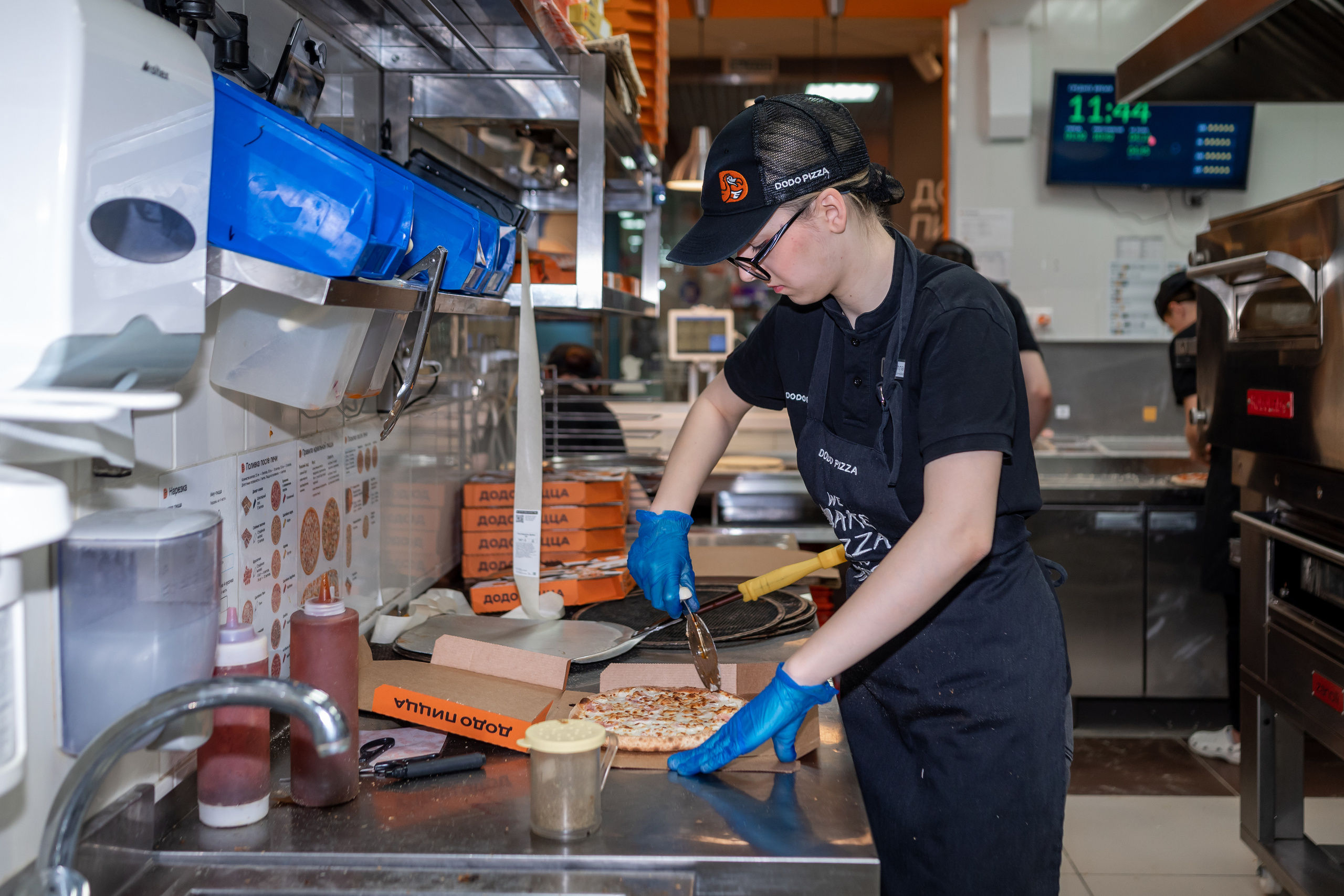 Корпоративная съёмка для пиццерии