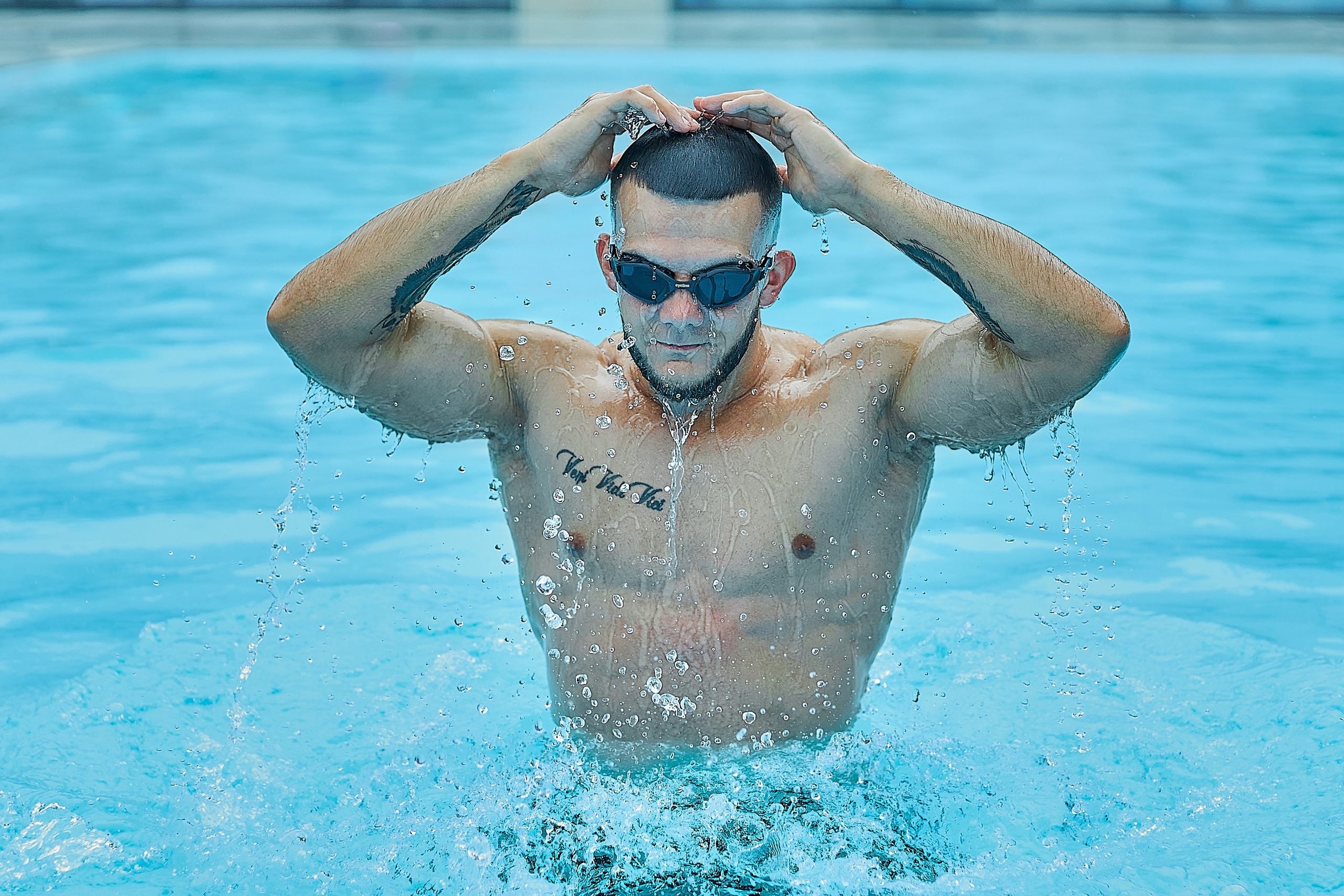 фотосессия в воде и очках в Самаре