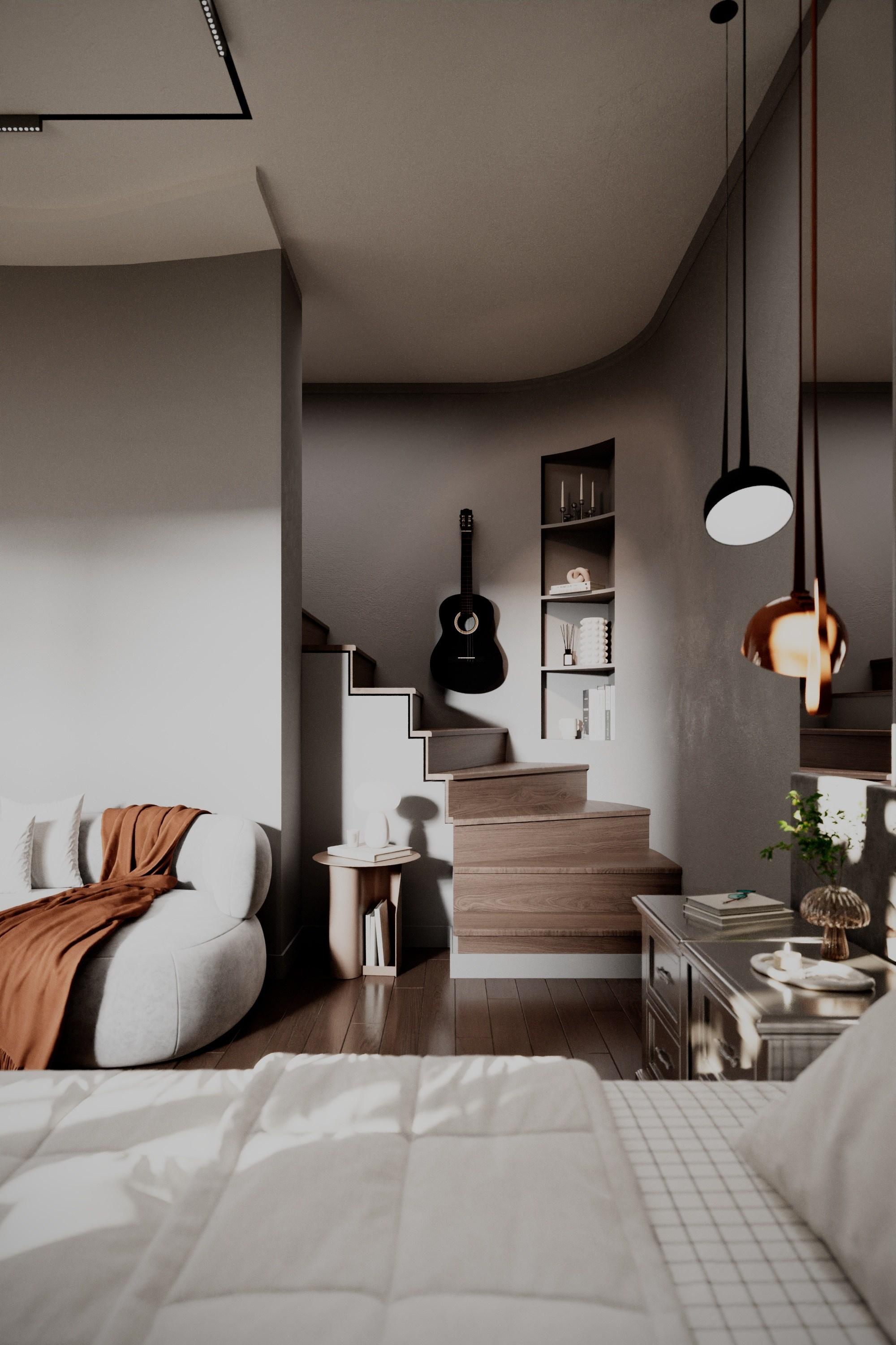 Двухэтажный дом пос. им. Куйбышева г. Оренбург 2 этаж. Дизайнер интерьера вашего дома мечты