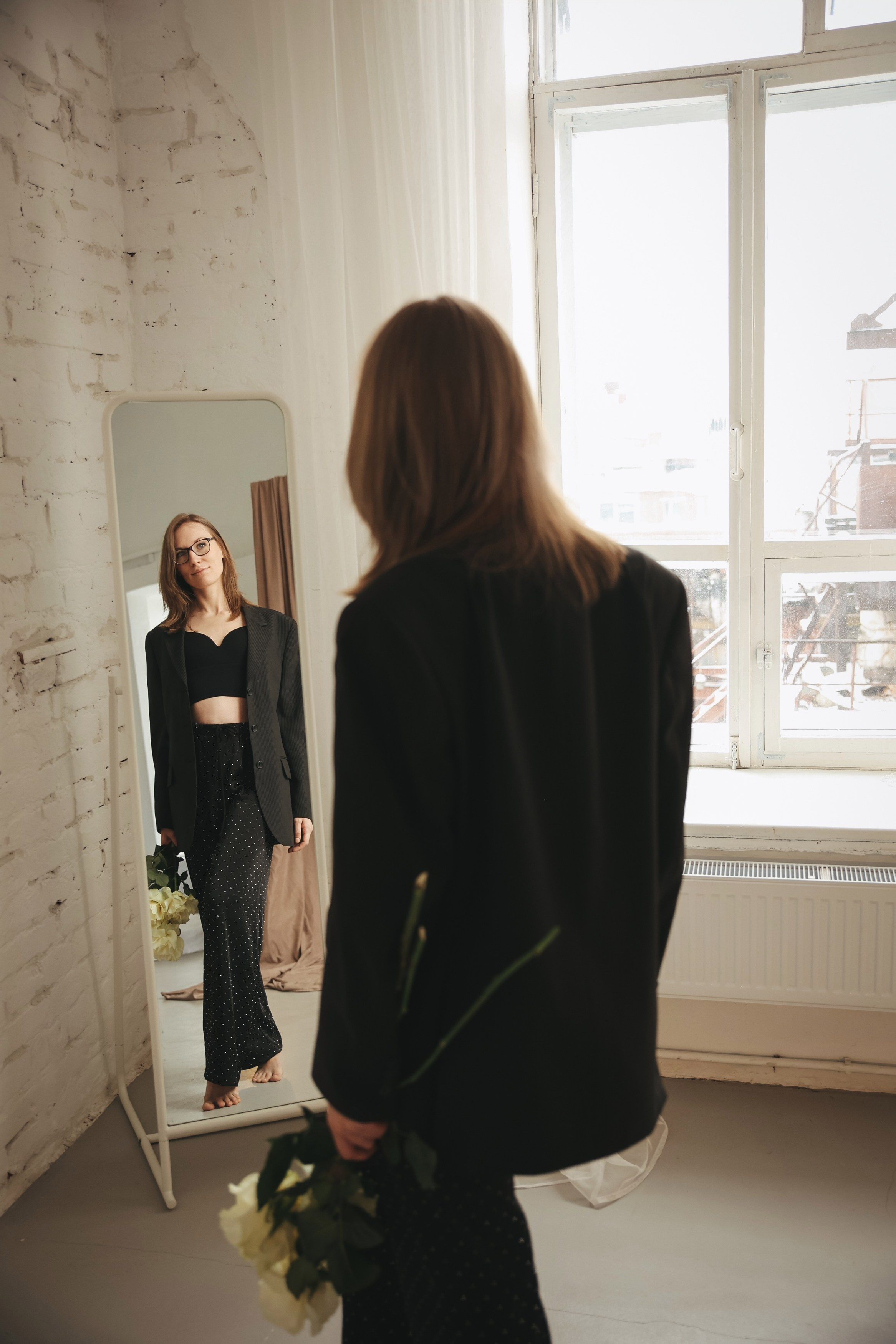 Индивидуальная фотосессия для девушки Женская фотосессия в студии. Фотограф Владимир Москва