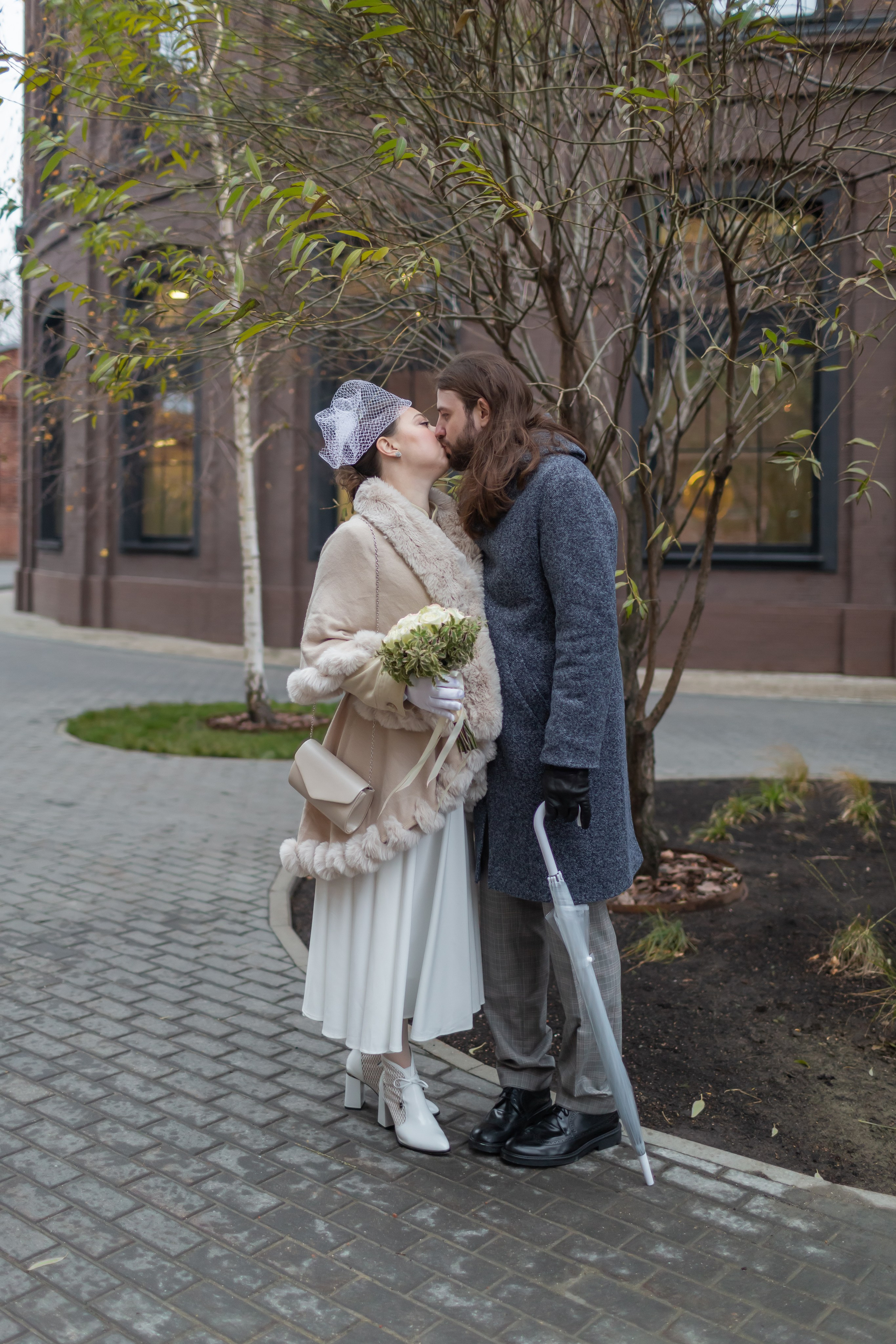 Фотосъёмка свадебной прогулки в стиле Love Story