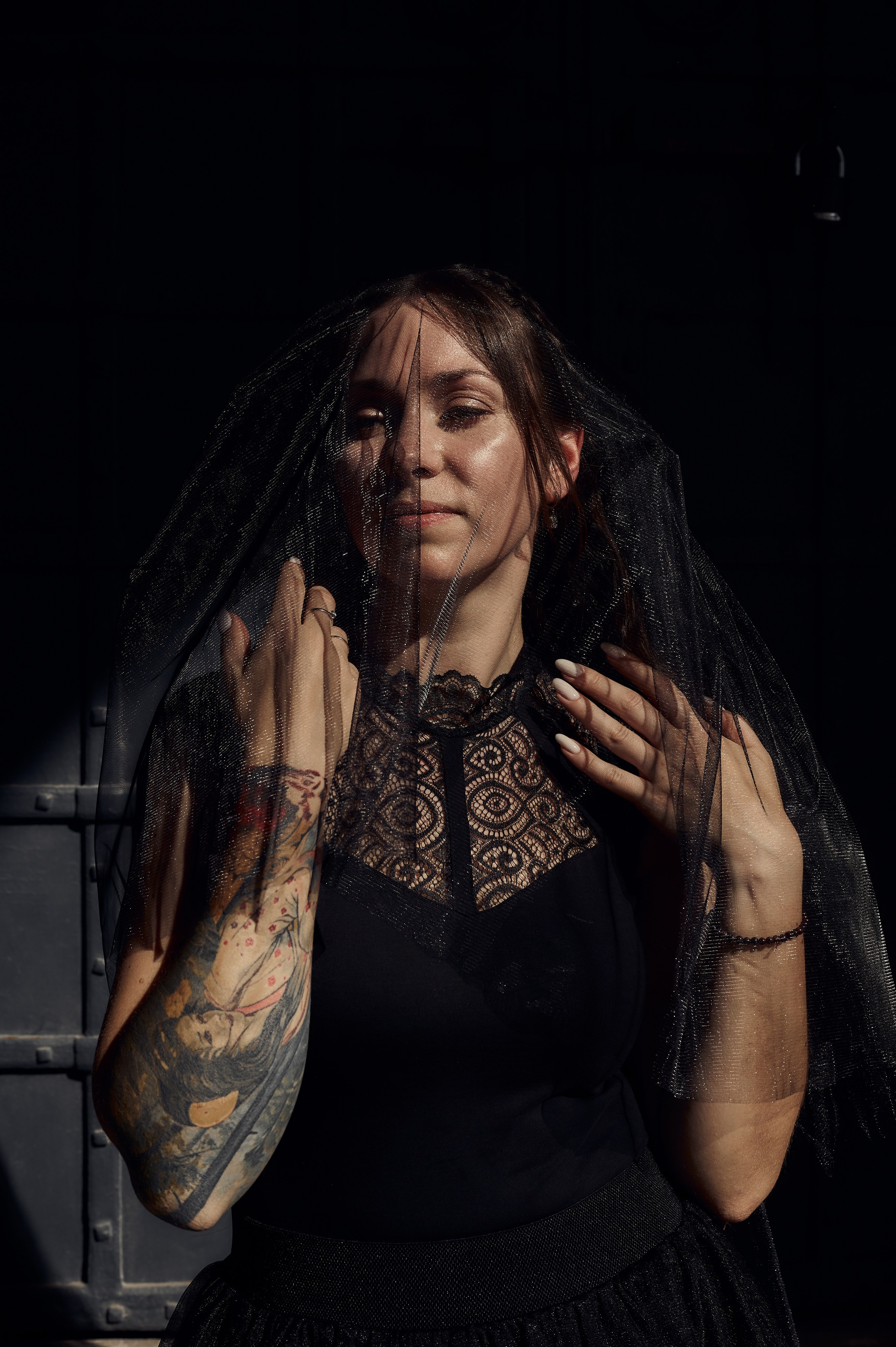 Свадебная фотосессия в Туле в черном. Свадебный фотограф в Туле Никита Беляев