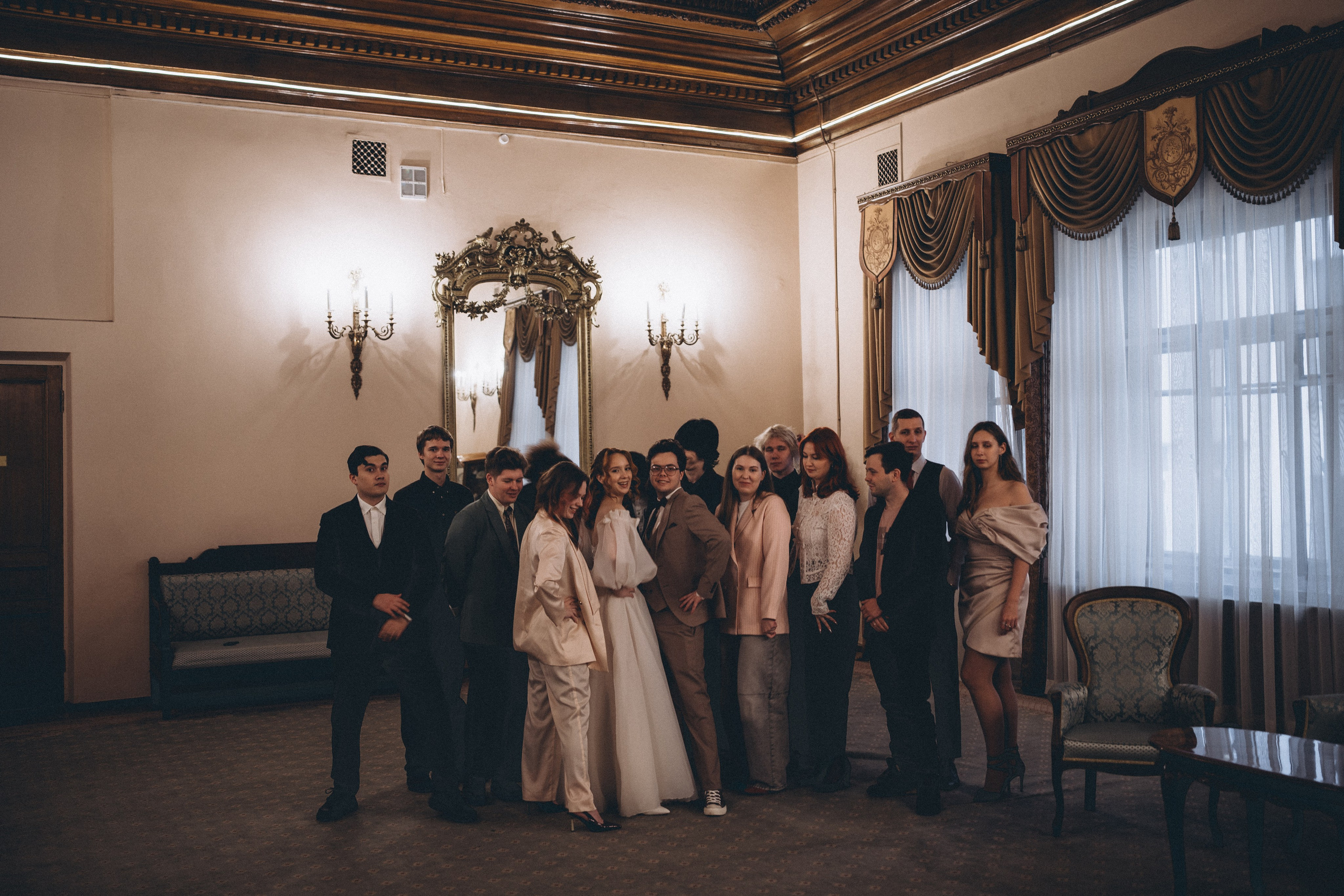 СВАДЕБНАЯ СЬЕМКА ВО ВТОРОМ ДВОРЦЕ С ГОСТЯМИ И ПРОГУЛКА В ТАВРИЧЕСКОМ САДУ. Профессиональный фотограф, Санкт-Петербург — Виктория Богомолова