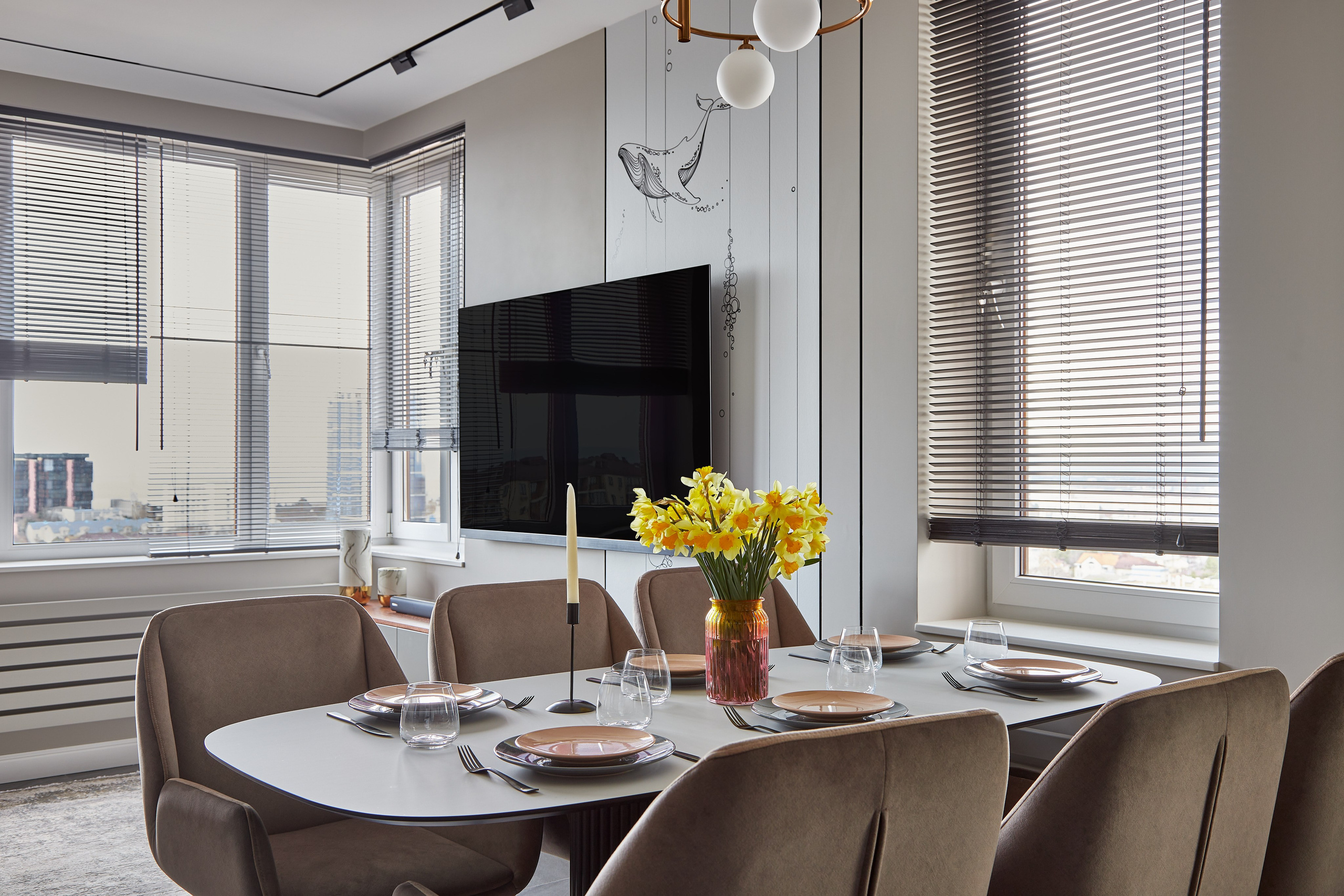 Реализованный проект дизайнера Елены Луговской. Интерьерный фотограф Краснодар. Галина Ладыгина