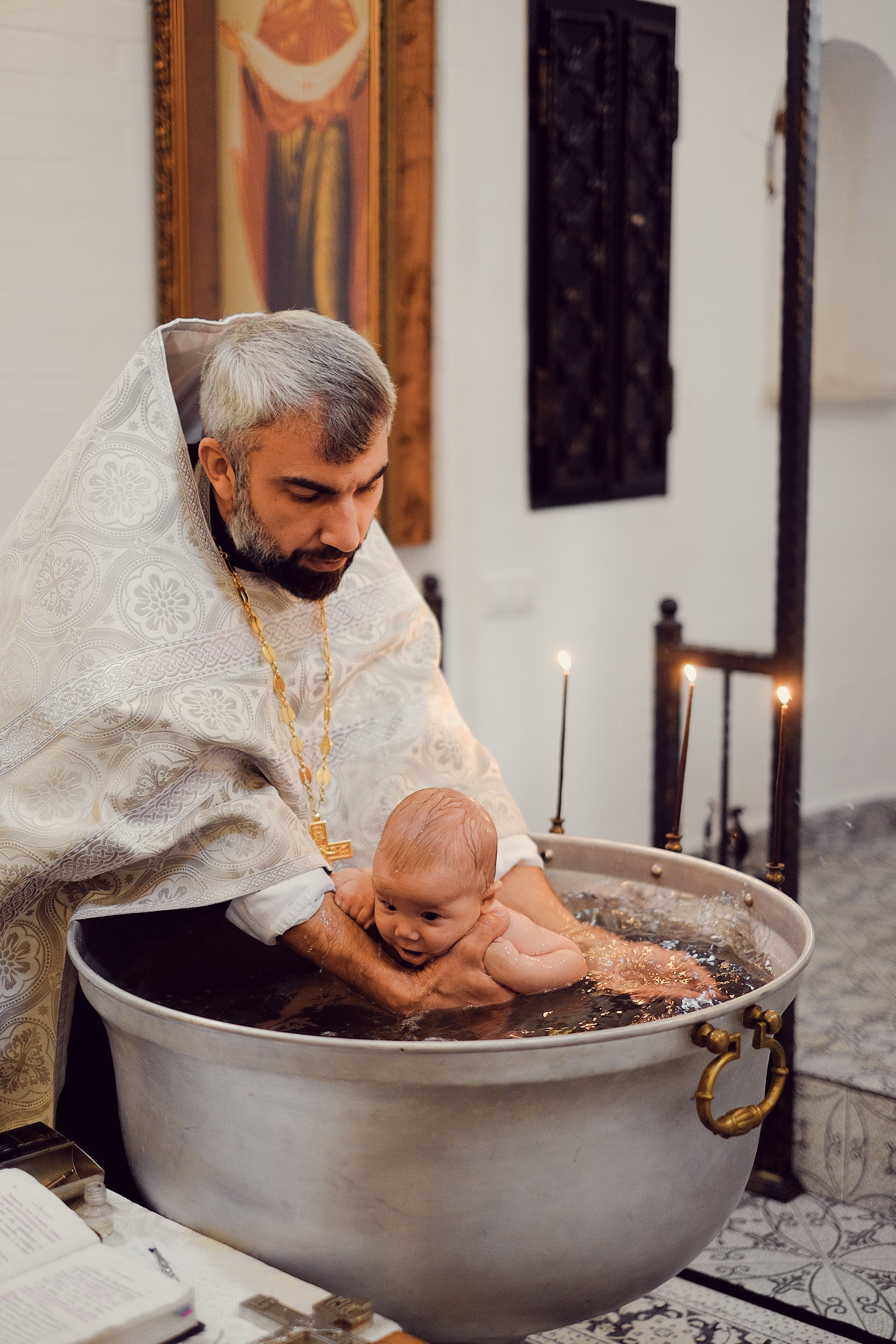 Крещение. Фотограф и видеограф в Москве Полина Абраменкова