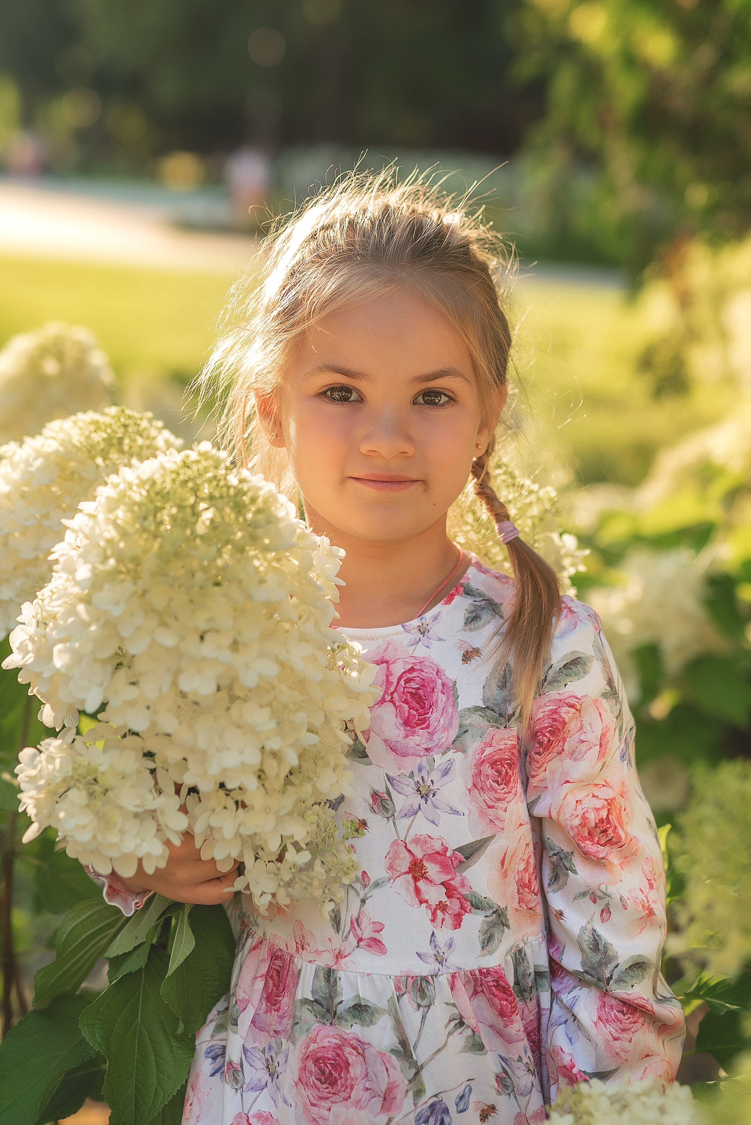 Фотосессия в гортензиях. Семейный, детский фотограф в Воронеже Анна Никитина
