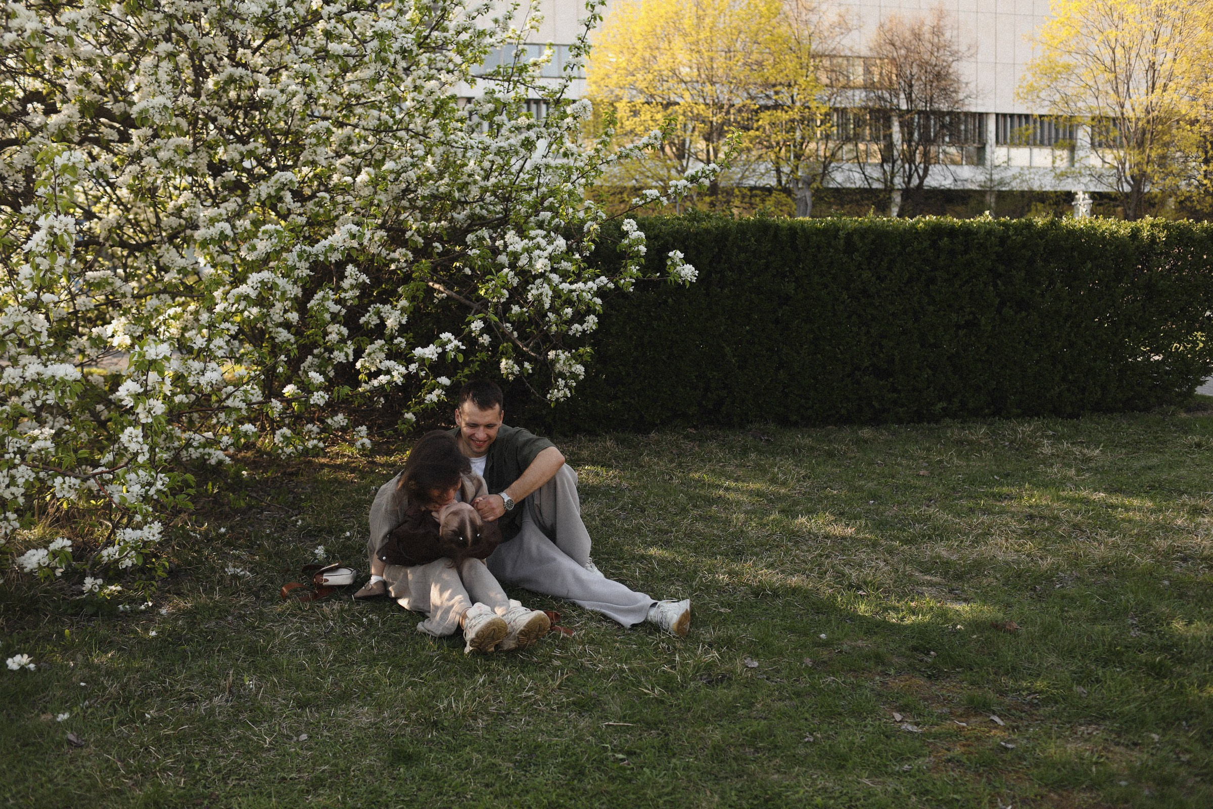 Цветущий апрель. Семейный фотограф в Москве Алевтина Носова