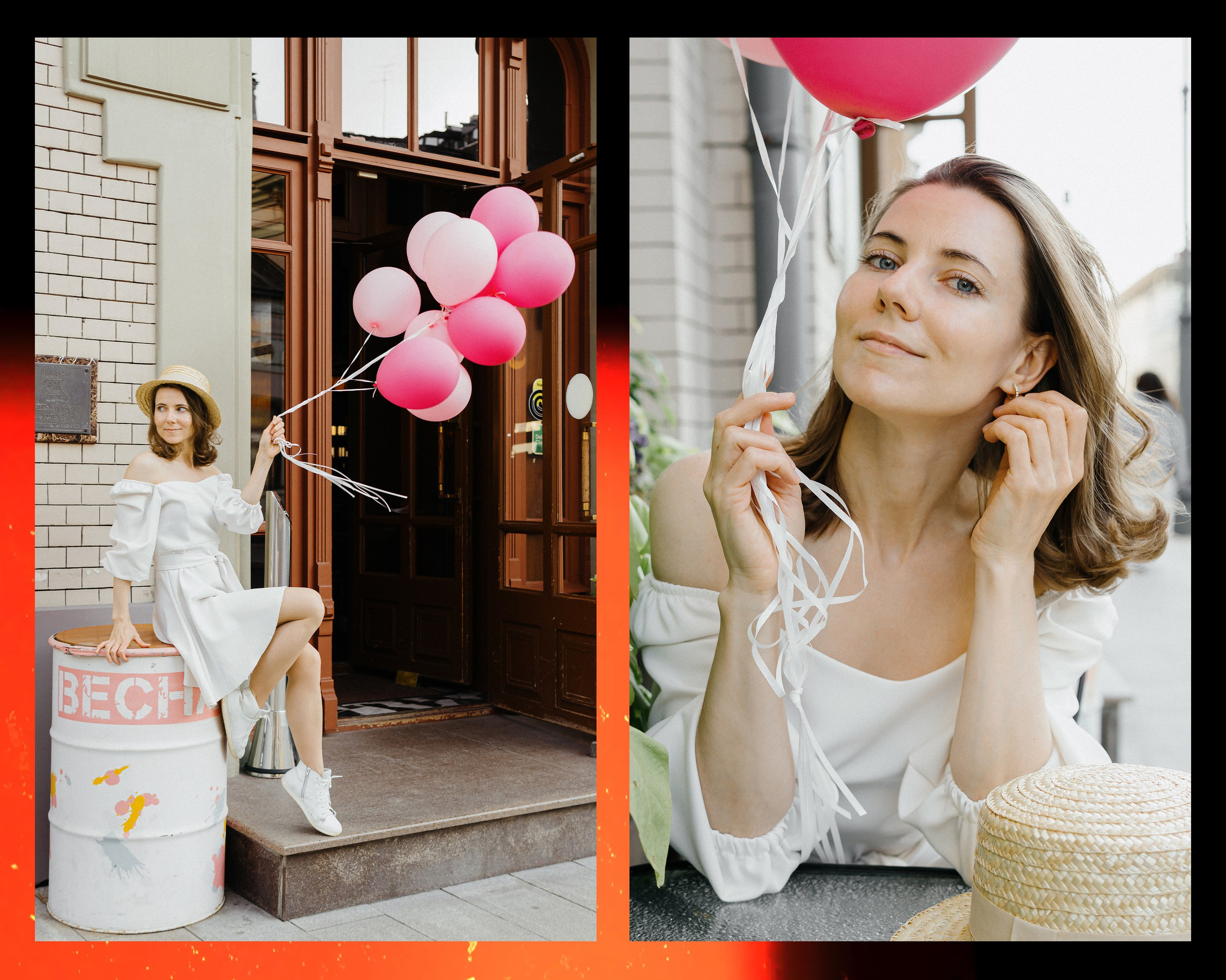 Ира и шарики. Алексей Никифоров свадебный и семейный фотограф Москва, Химки